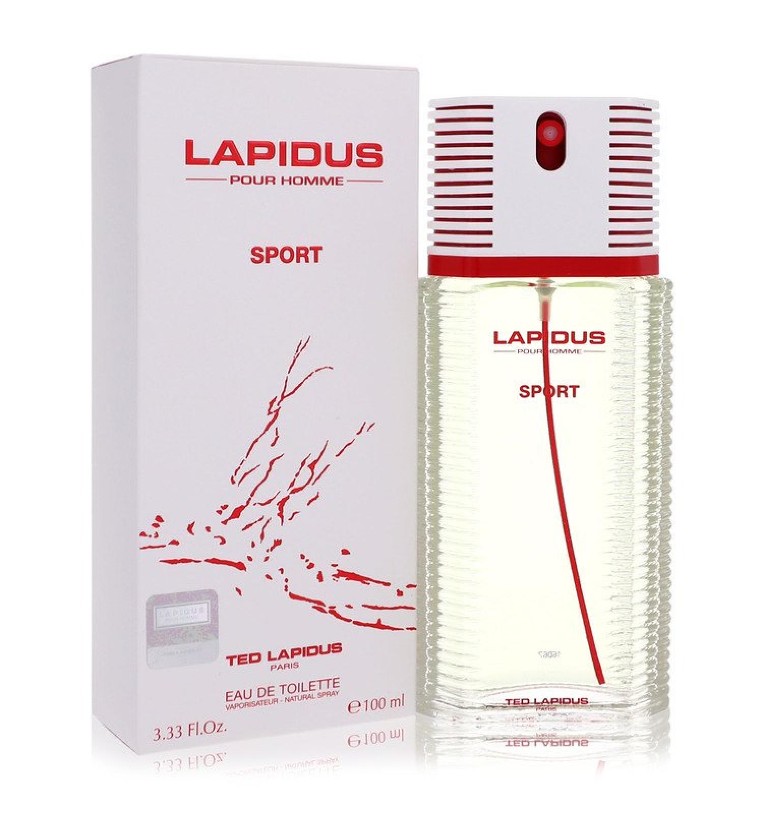 Lapidus Pour Homme Sport by Ted Lapidus Eau De Toilette Spray 3.33 oz for Men