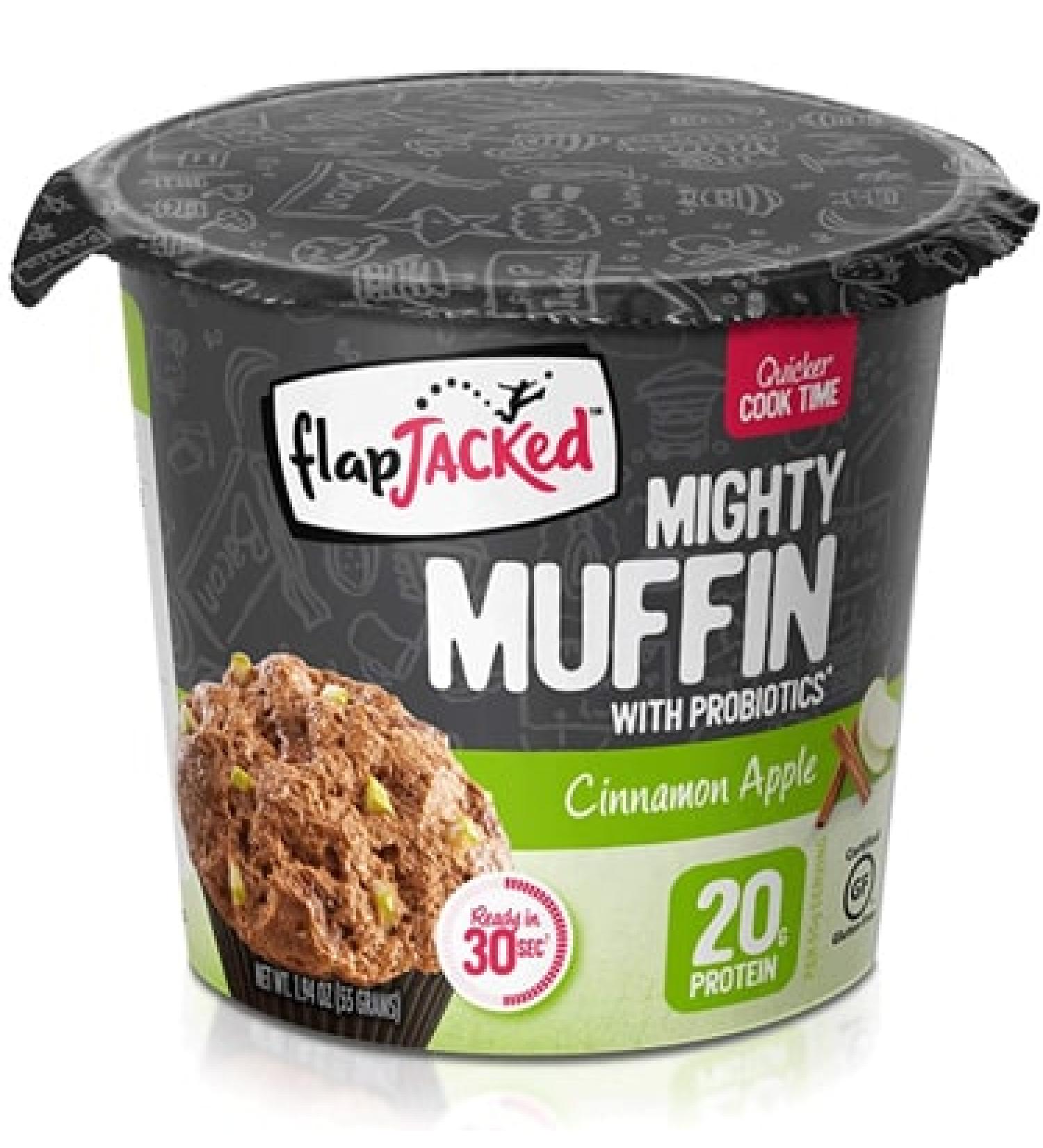 FlapJacked Mighty Muffin - Cinnamon Apple - 1 Pack
