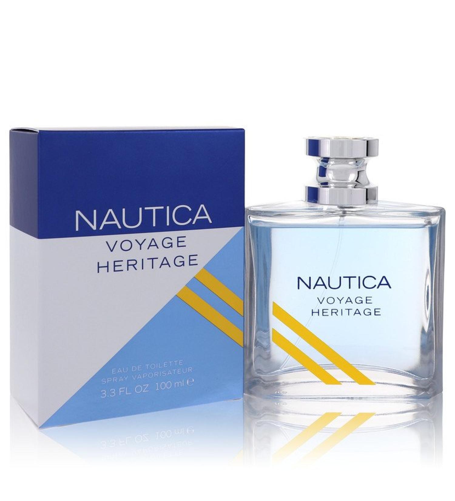 Nautica Voyage Heritage by Nautica Eau De Toilette Spray 3.4 oz for Men