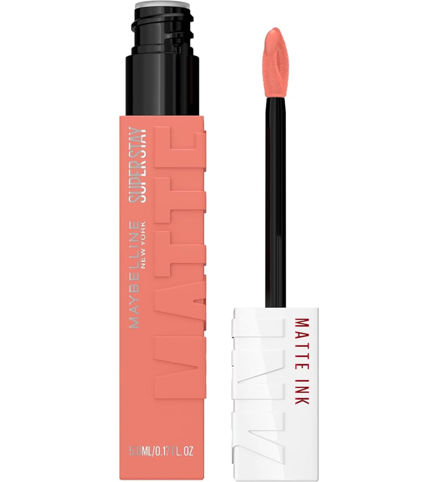 Maybelline New York SuperStay Matte Ink Un-nude Liquid Lipstick Poet 0.17 Ounce Beige 5 ml (Pack of 1) - Buy Online on GoSupps.com
