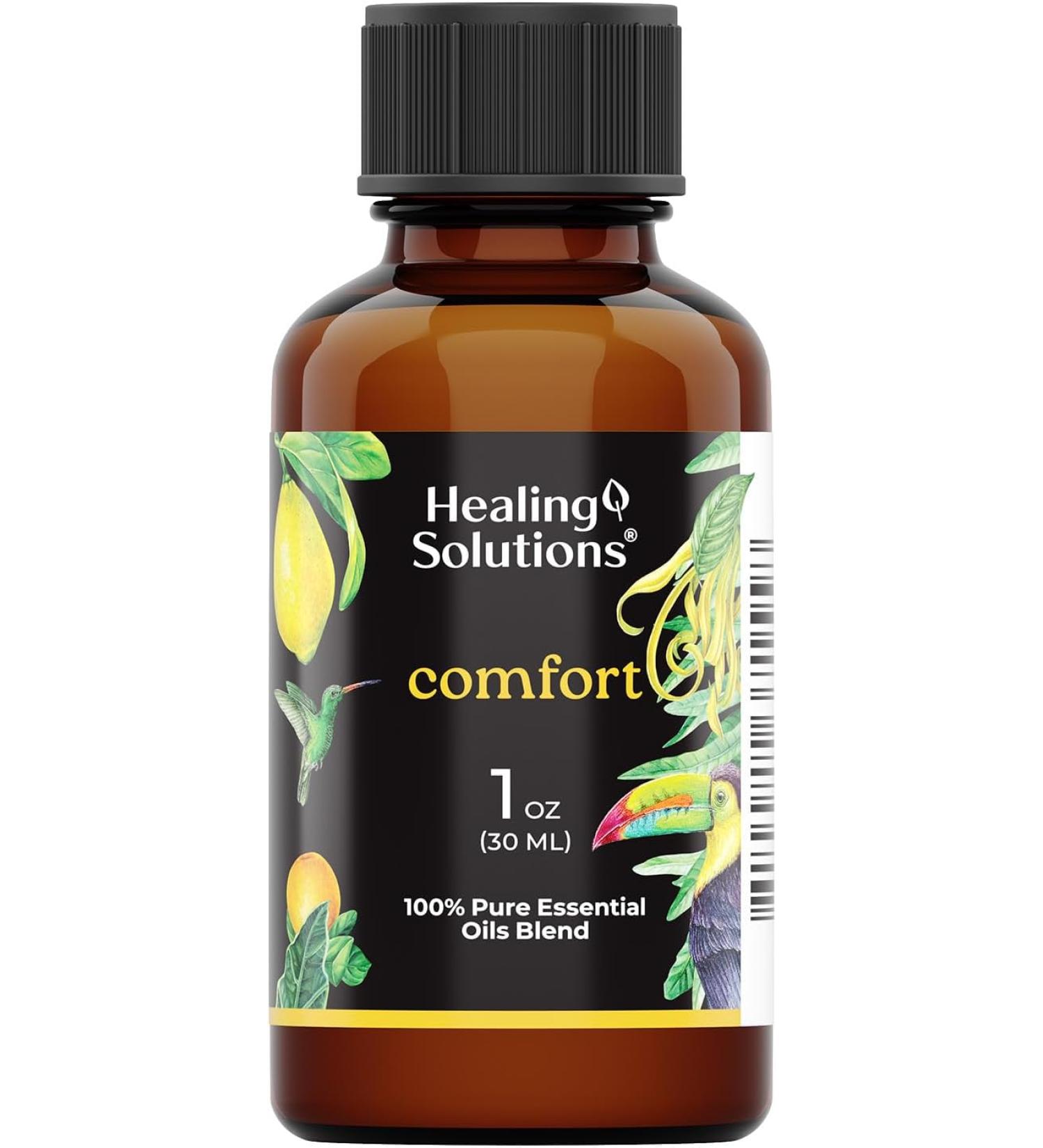 Healing Solutions Stress Relief Blend Essential Oil - 100% Pure Therapeutic Grade 30ml | Aromatherapy Oils for Relaxation & Wellness - Shop Internationally - Buy Online on GoSupps.com