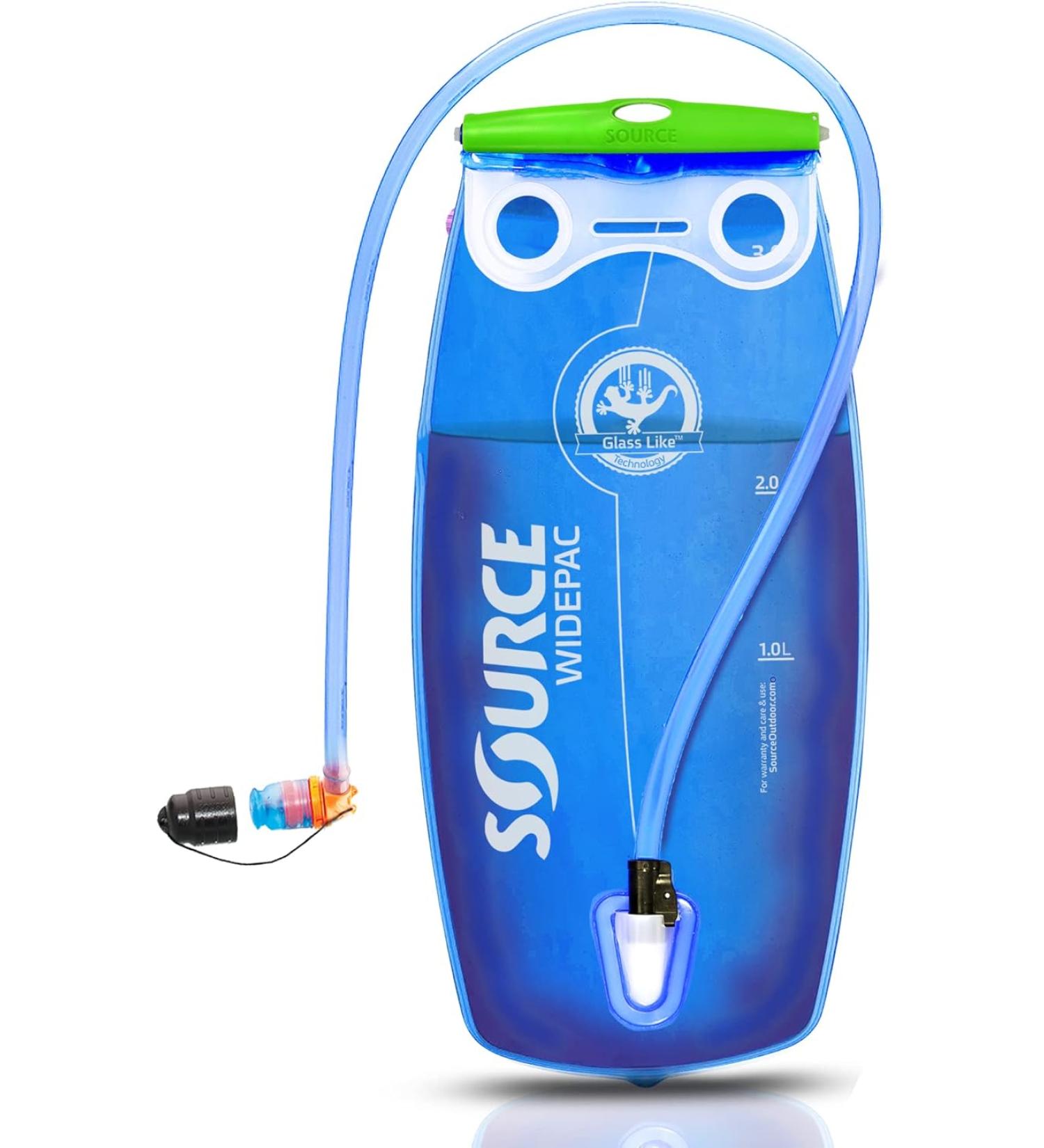 Buy Source Water Container Widepac 3L - Transparent/Blue - Ideal for Travel & Outdoor Use | International Shipping Available - Buy Online on GoSupps.com