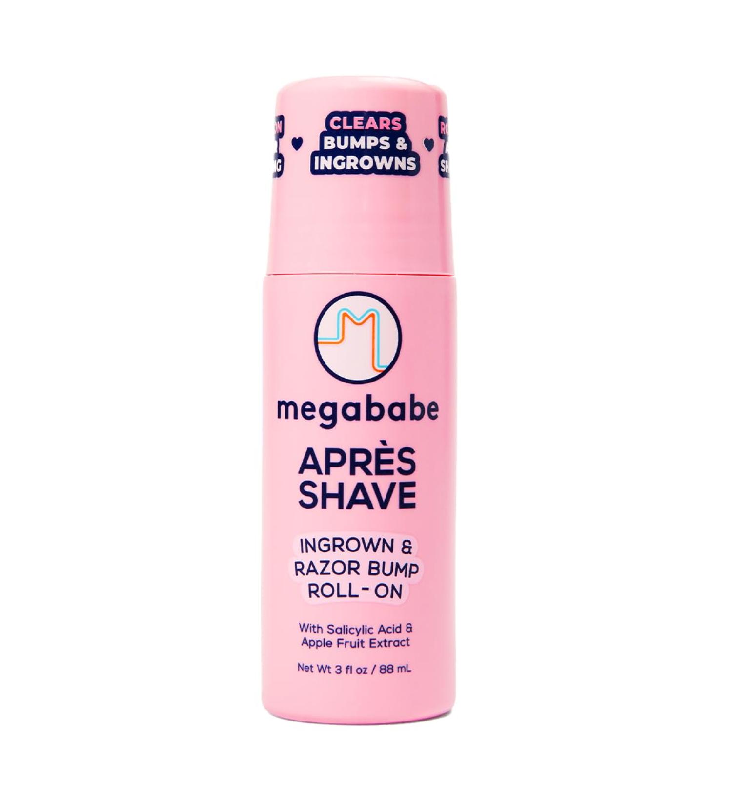 Discover megababe AprÃ¨s Shave - Ingrown Hair & Razor Bump Roll-On 3 oz - Elevate Your Style Instantly! - Buy Online on GoSupps.com