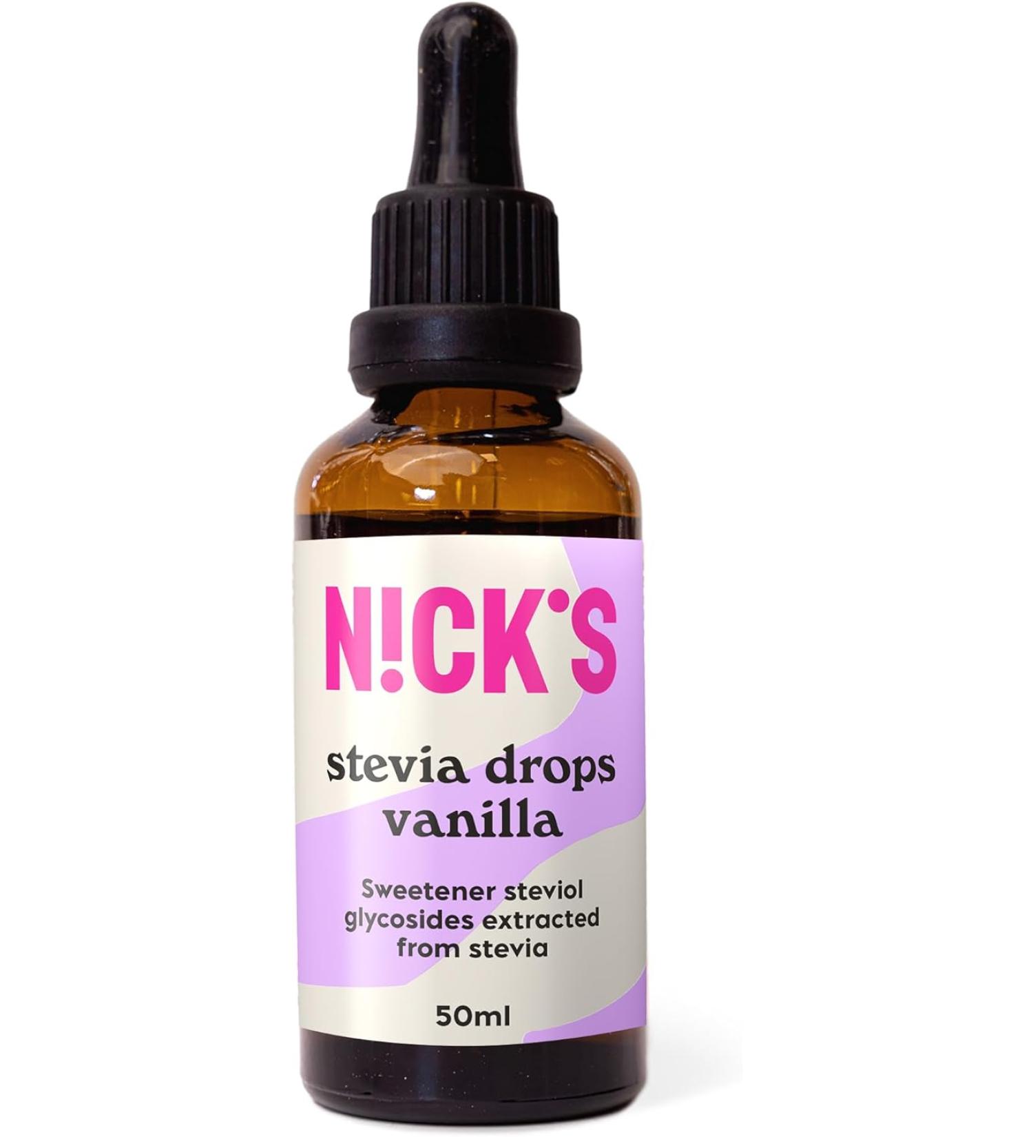 Nutri Nick Vanilla Stevia Drops 50 ML (order 10 for trade outer) - Buy Online on GoSupps.com