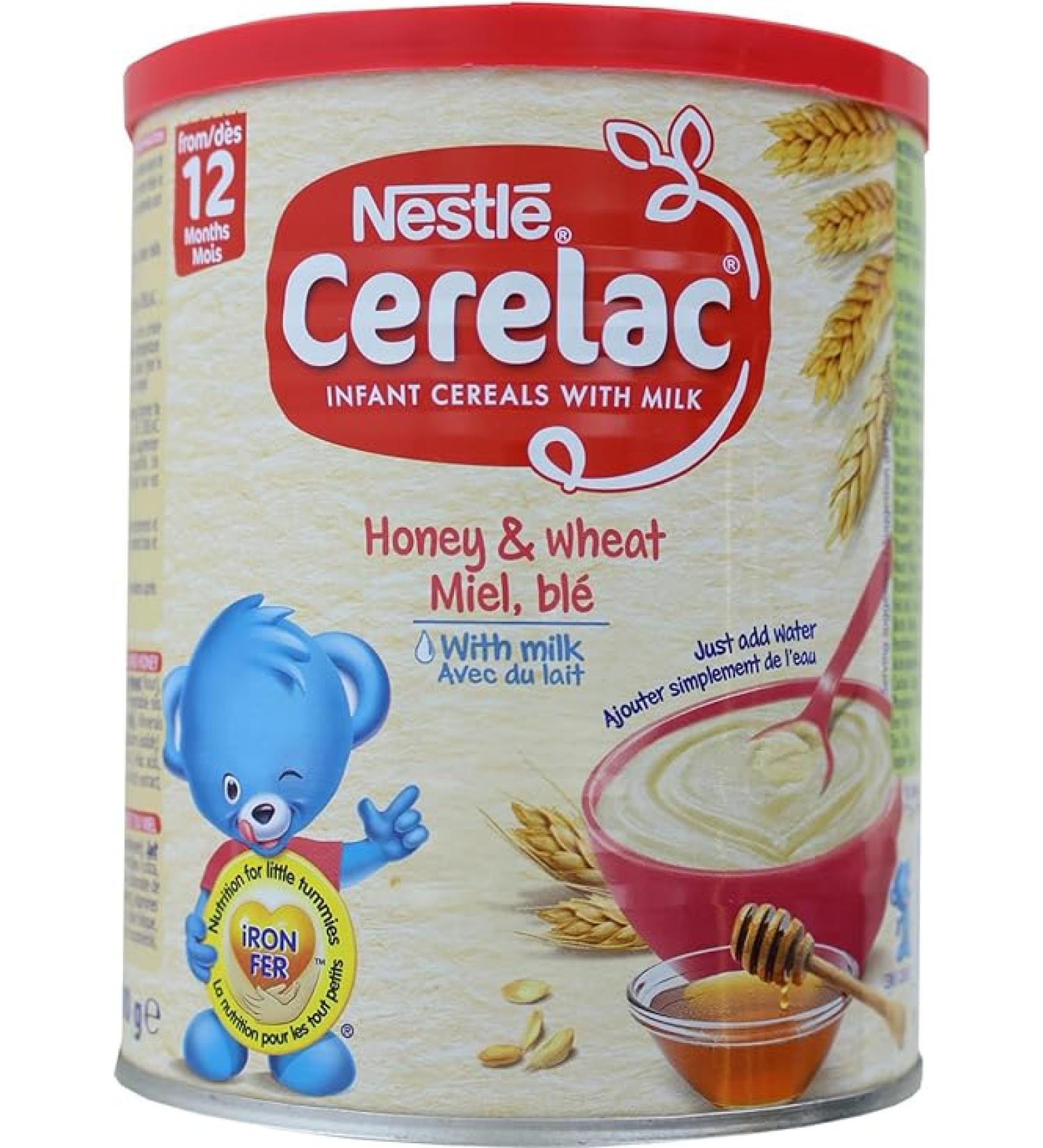 Nestle Cerelac Honey & Wheat with Milk Infant Cereal 1kg - 12 Months+, Pack of 1 - Buy Online on GoSupps.com