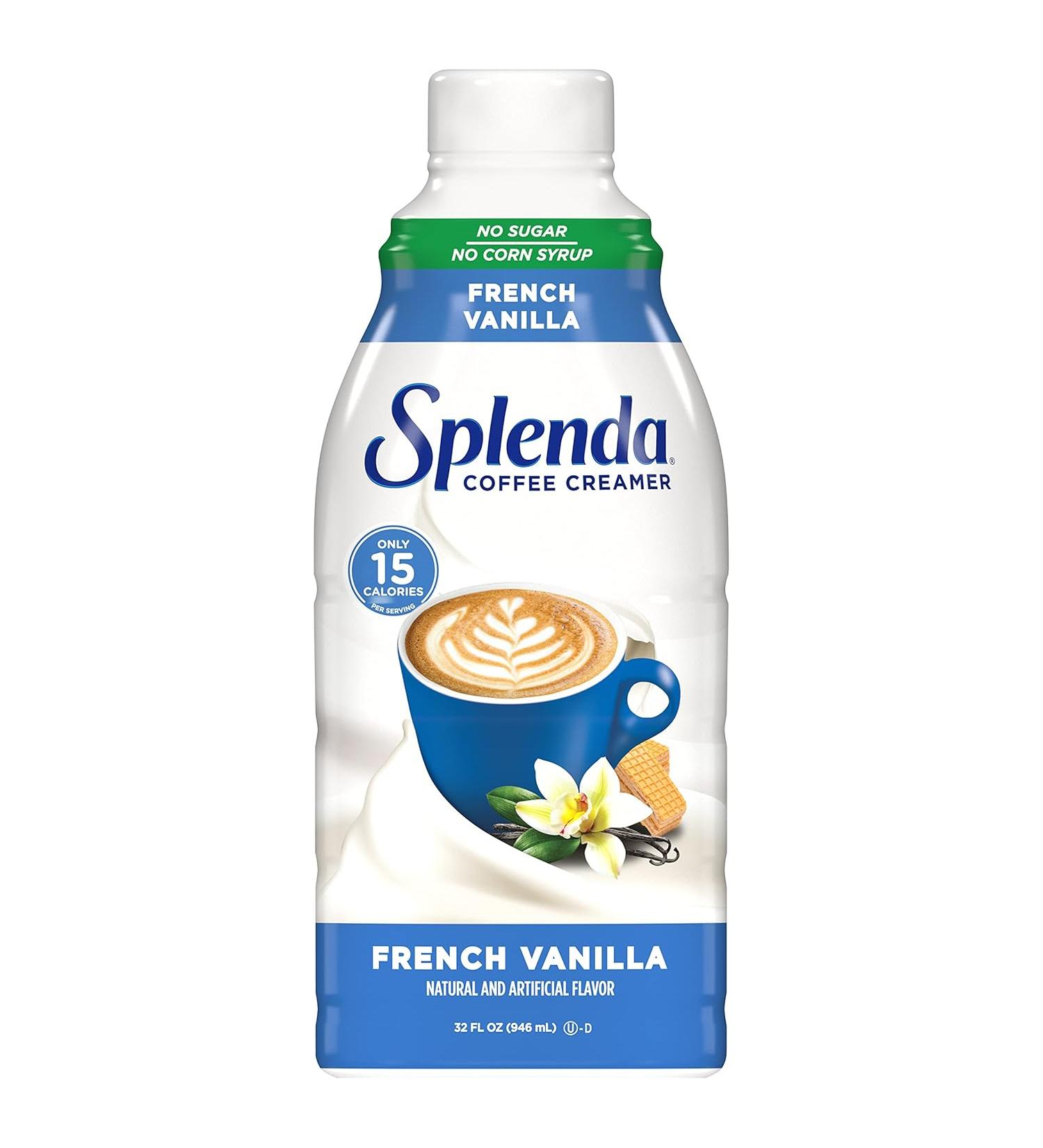 SPLENDA Sugar Free French Vanilla Coffee Creamer 32 Fl Oz - Low Calorie, Pack of 1 - Buy Online on GoSupps.com