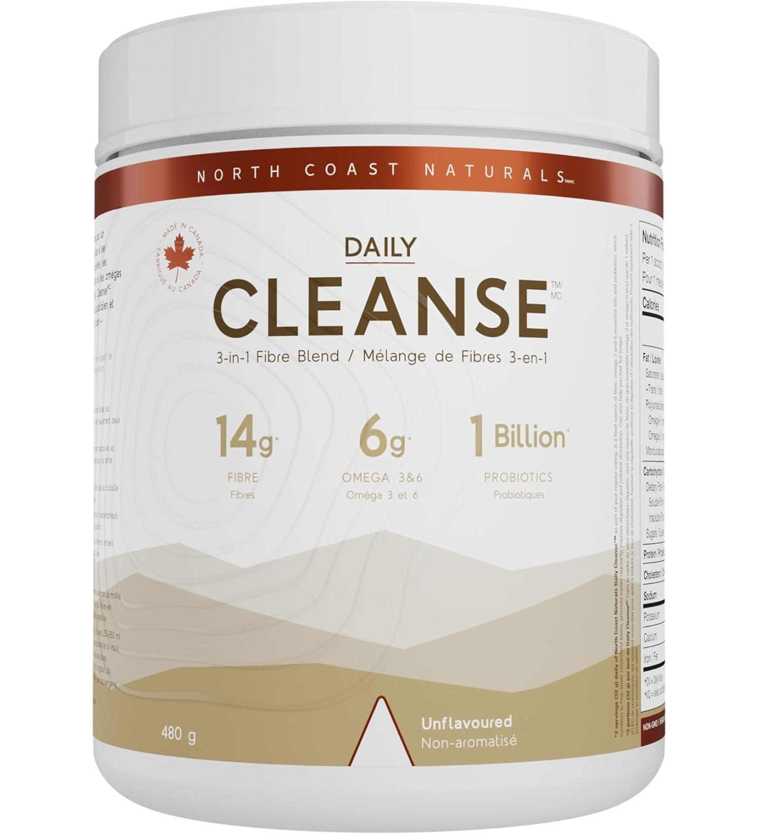 North Coast Naturals Ultimate Daily Cleanse with Superior Fibre (480 g) 480 g (Pack of 1) - Buy Online on GoSupps.com