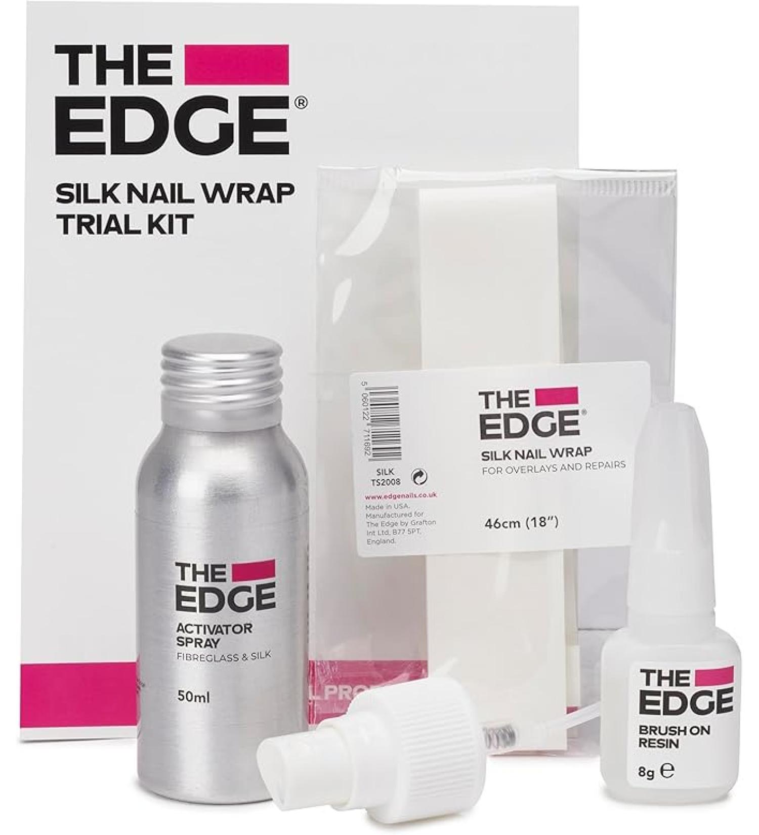 THE EDGE Silk/Fibreglass Nail Wrap Trial Kit - Strengthen & Repair Nails - Buy Online on GoSupps.com