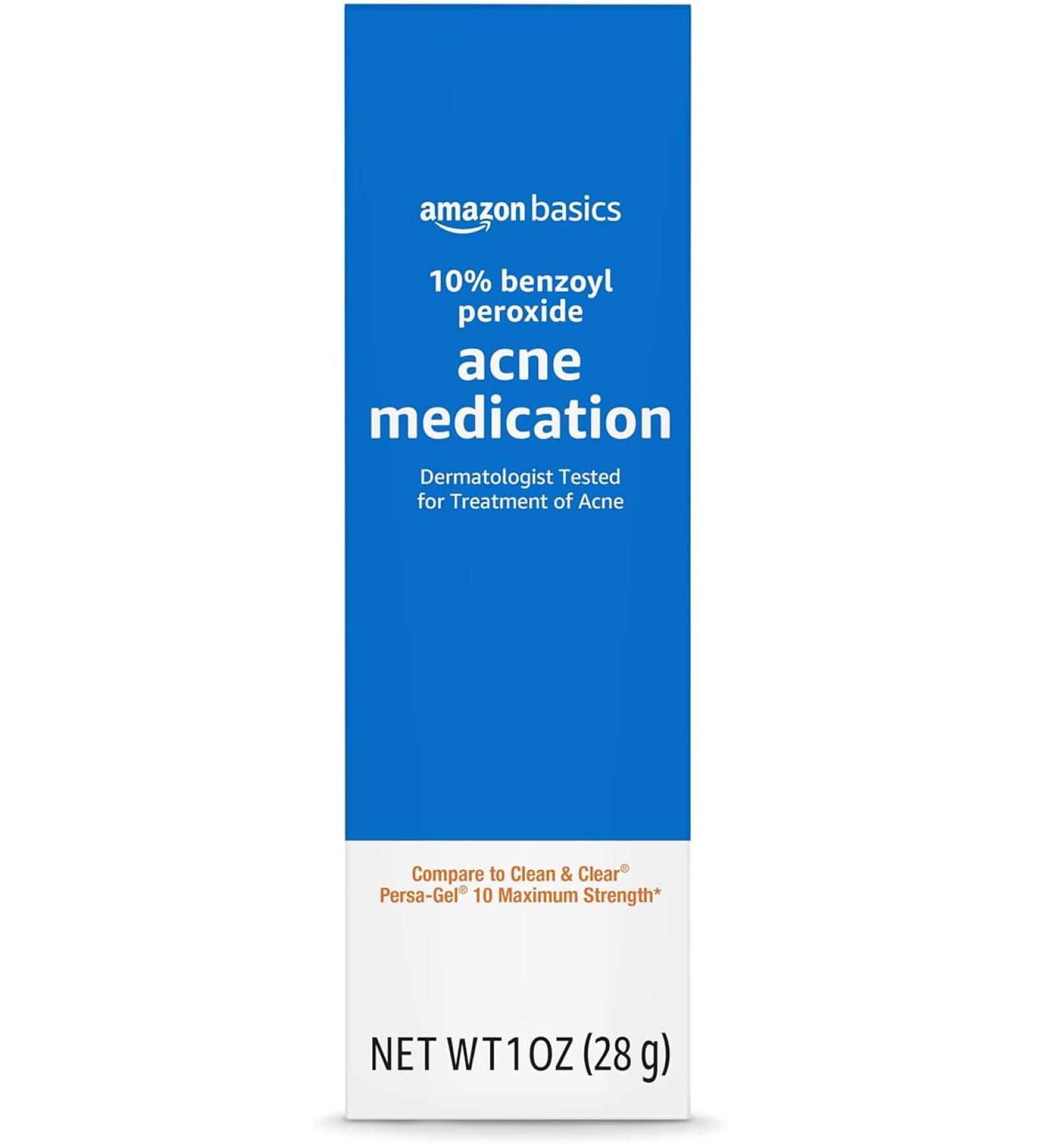 Solimo 10% Benzoyl Peroxide Acne Medication - Maximum Strength - 1 Fluid Ounce - Buy Online on GoSupps.com