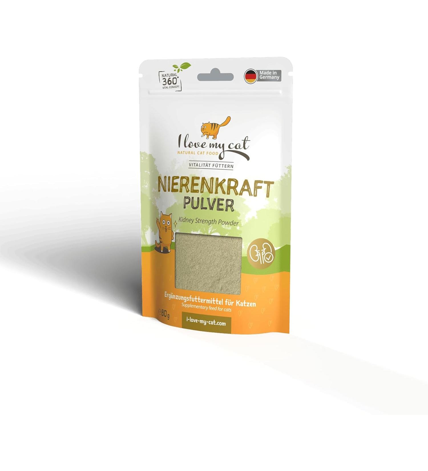 I Love My Cat Kidney Force Powder - Herbal Kidney Support Nutrition for Cats (80g) - Buy Online on GoSupps.com