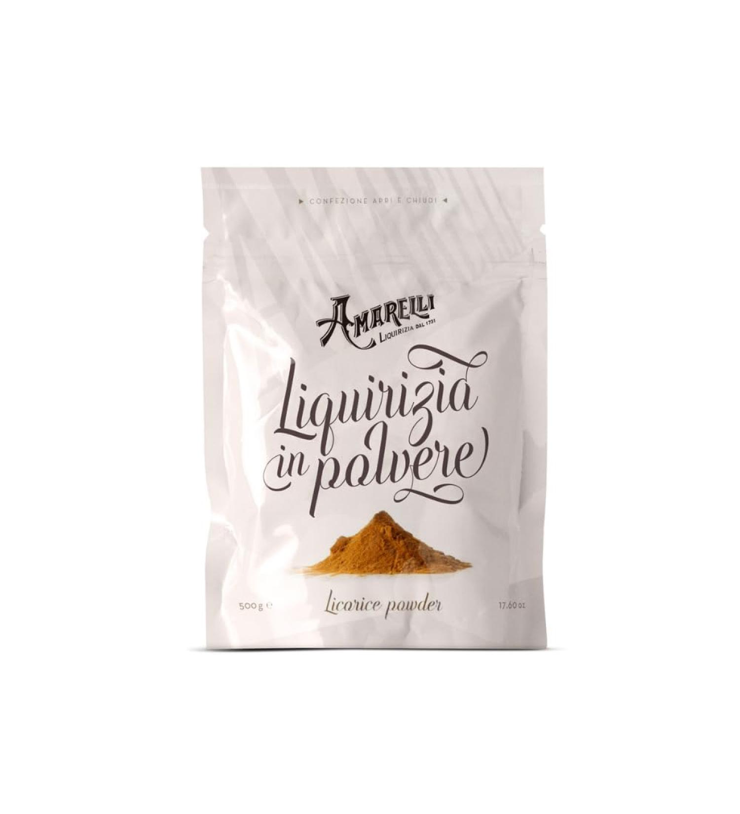Amarelli Licorice - Powdered Liquorice - 500 g - Buy Online on GoSupps.com