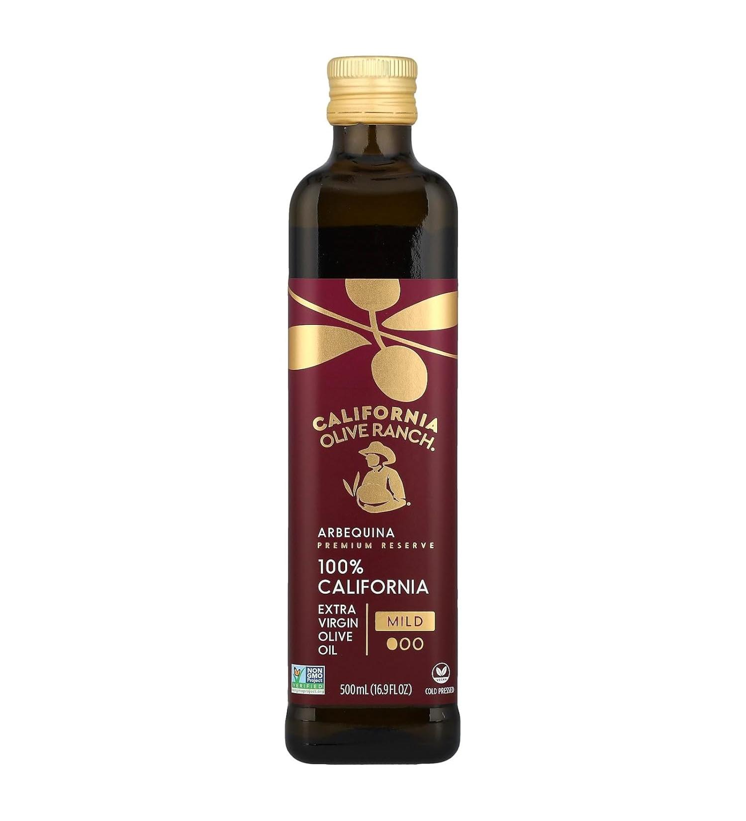 California Olive Ranch Extra Virgin Olive Oil - Arbequina 16.9 fl oz (500 ml) - Premium Quality & Flavor - Buy Online on GoSupps.com