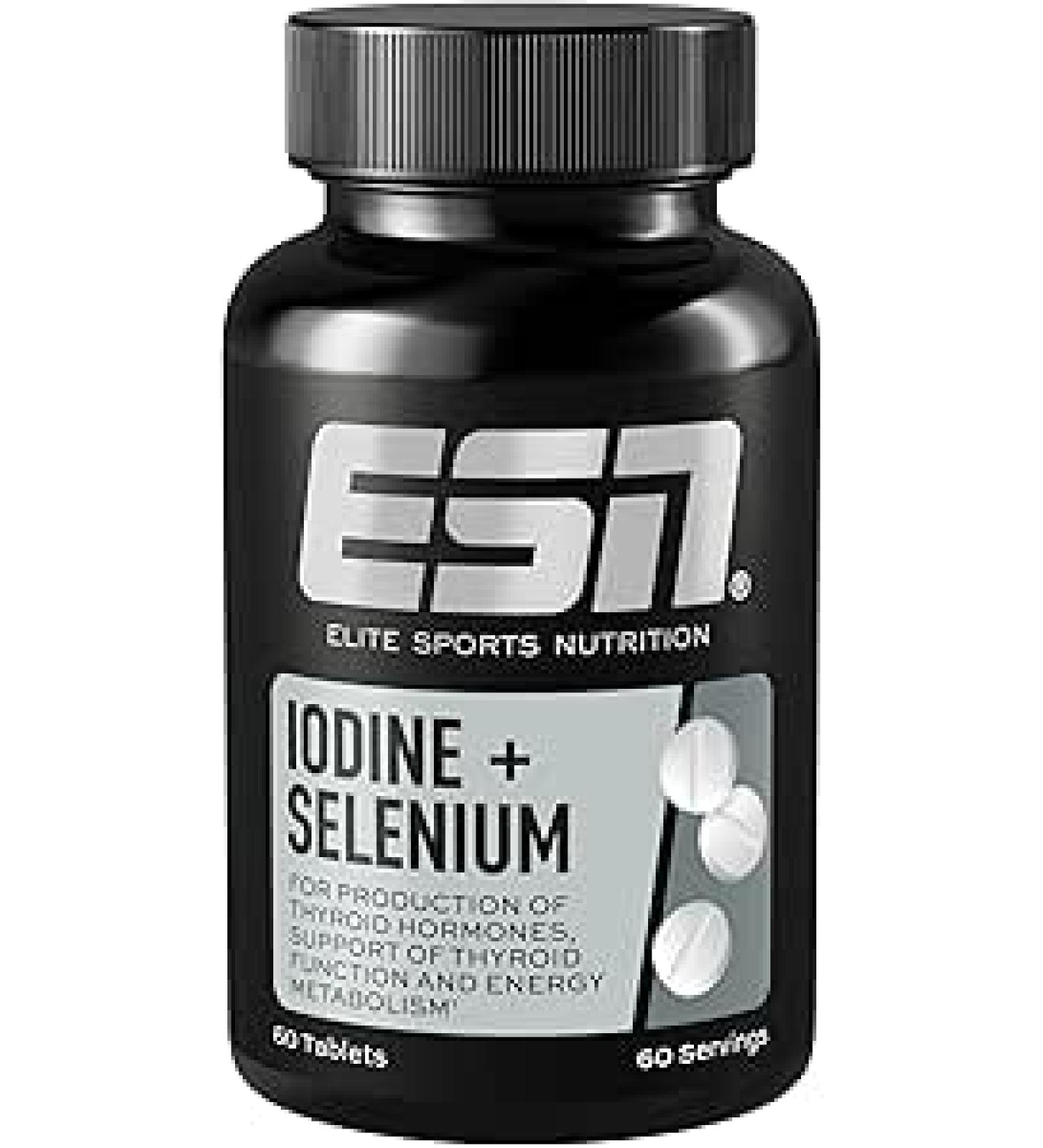 ESN T3 Thyroid Support - Iodine Selenium Complex 60 Tablets - Optimal Dosage Laboratory Tested for Enhanced Wellness - Buy Online on GoSupps.com