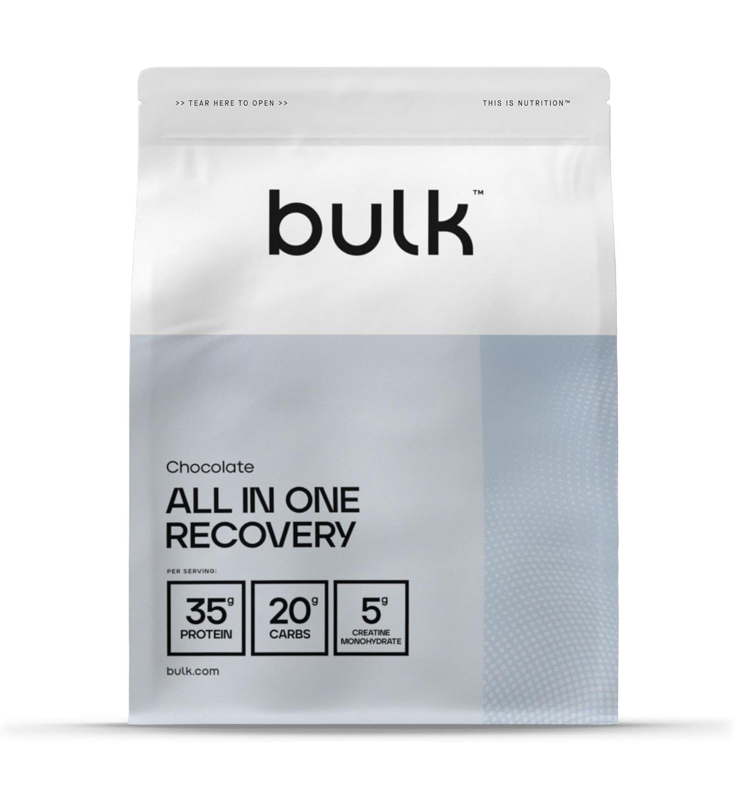 Bulk All in One Recovery Protein Shake - Chocolate Flavor 1 kg | International Shipping Available - Buy Online on GoSupps.com