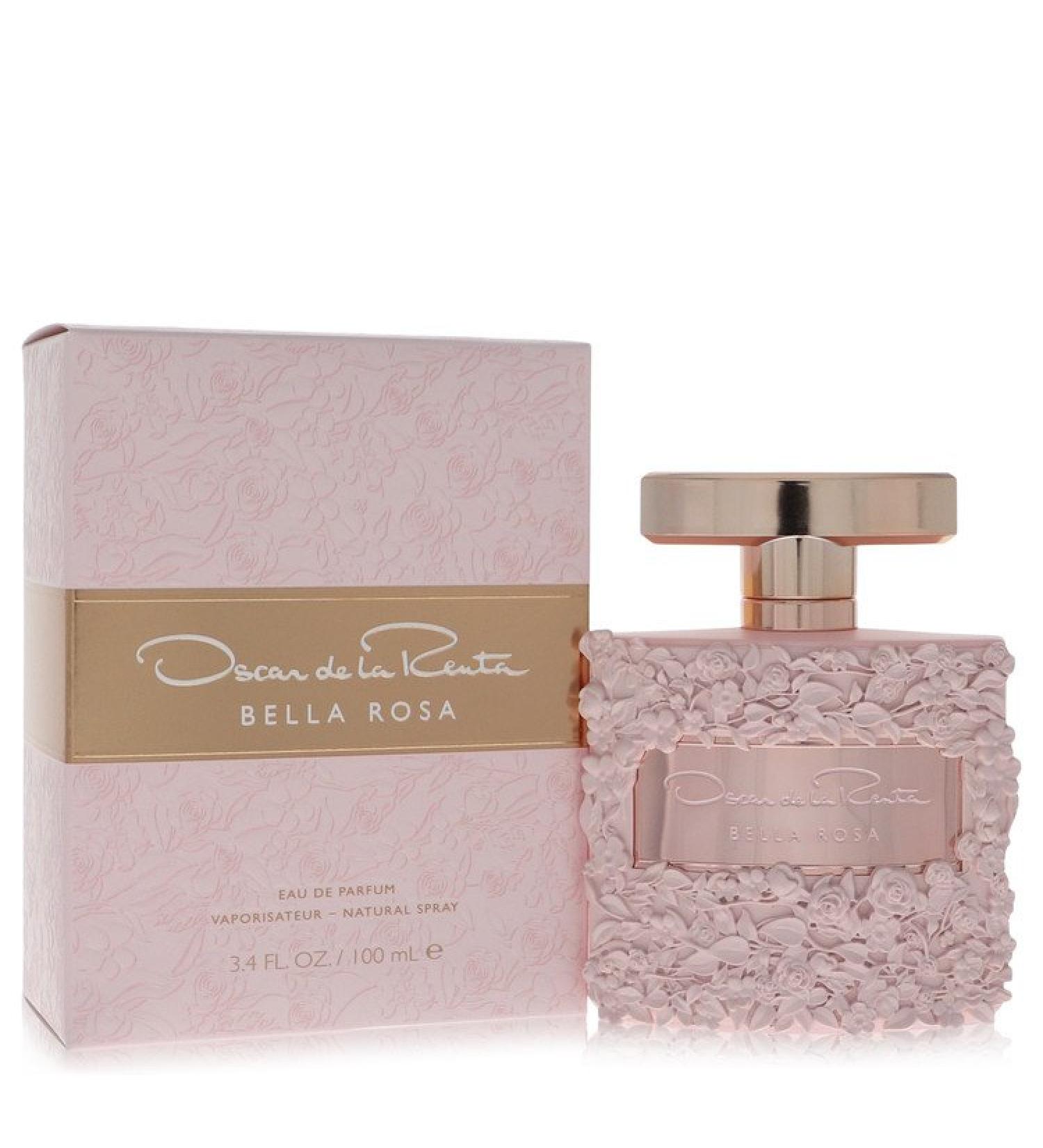 Bella Rosa by Oscar De La Renta Eau De Parfum Spray 3.4 oz for Women