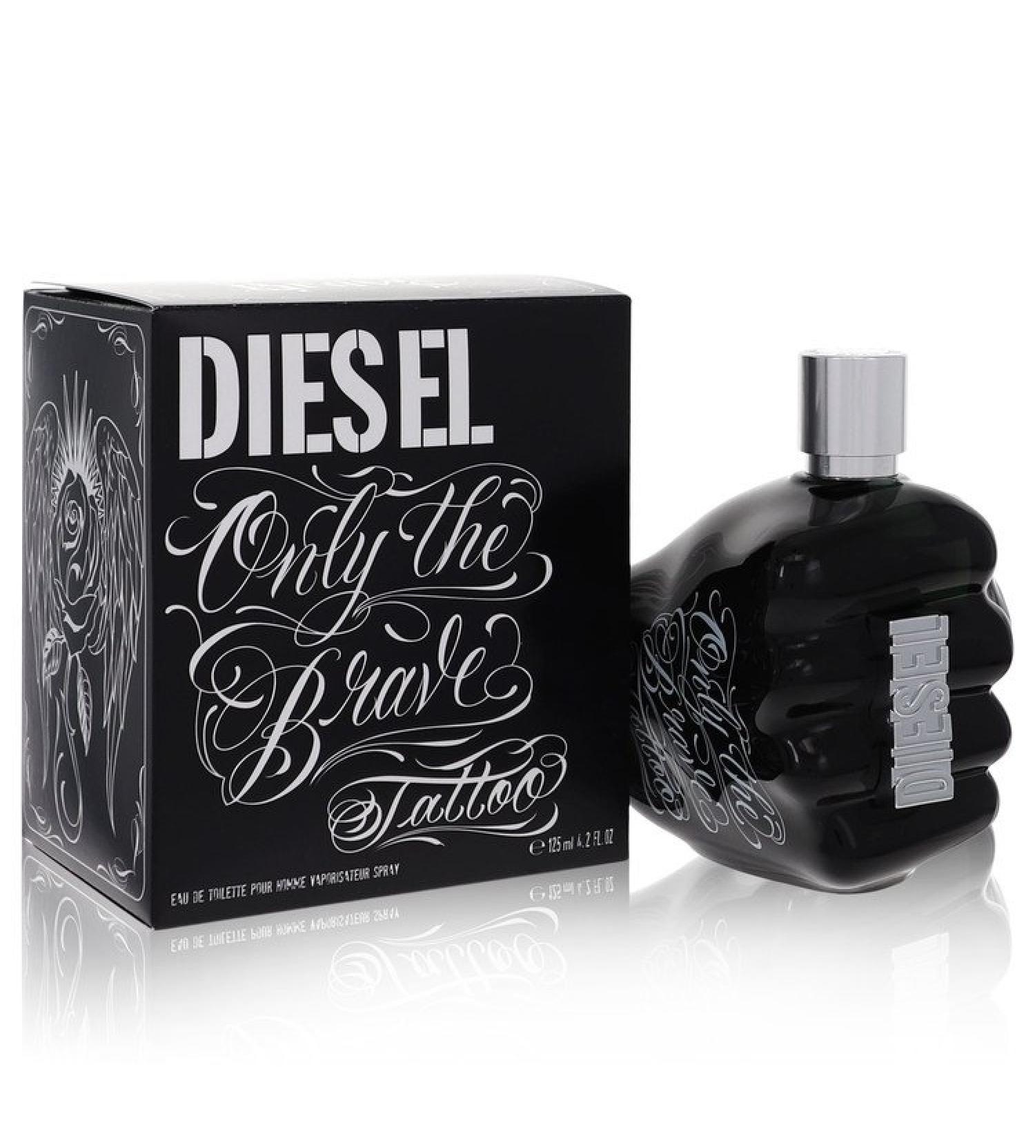 Only The Brave Tattoo by Diesel Eau De Toilette Spray 4.2 oz for Men