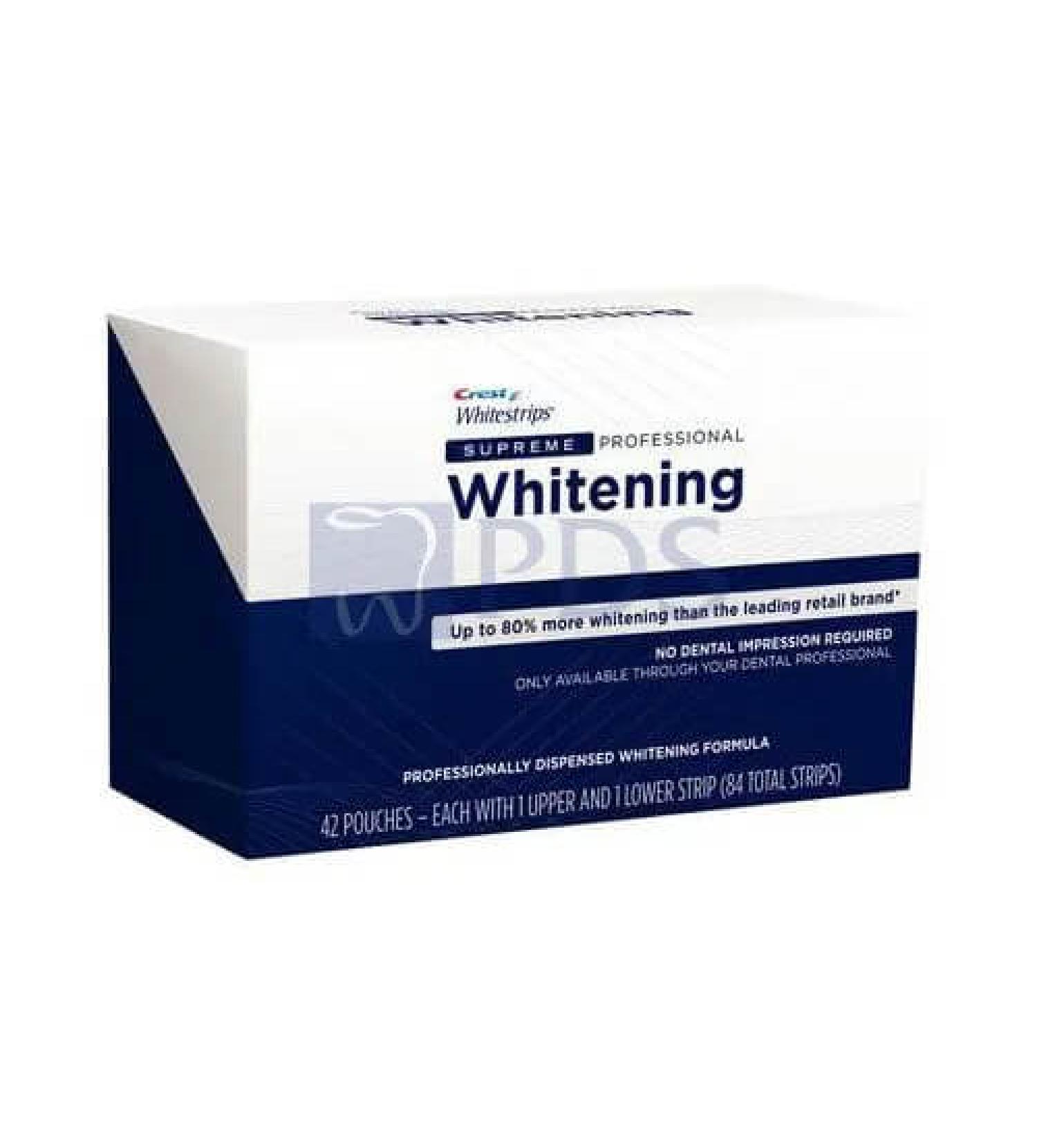 Crest Whitestrips Supreme Professional Whitening 84 strips