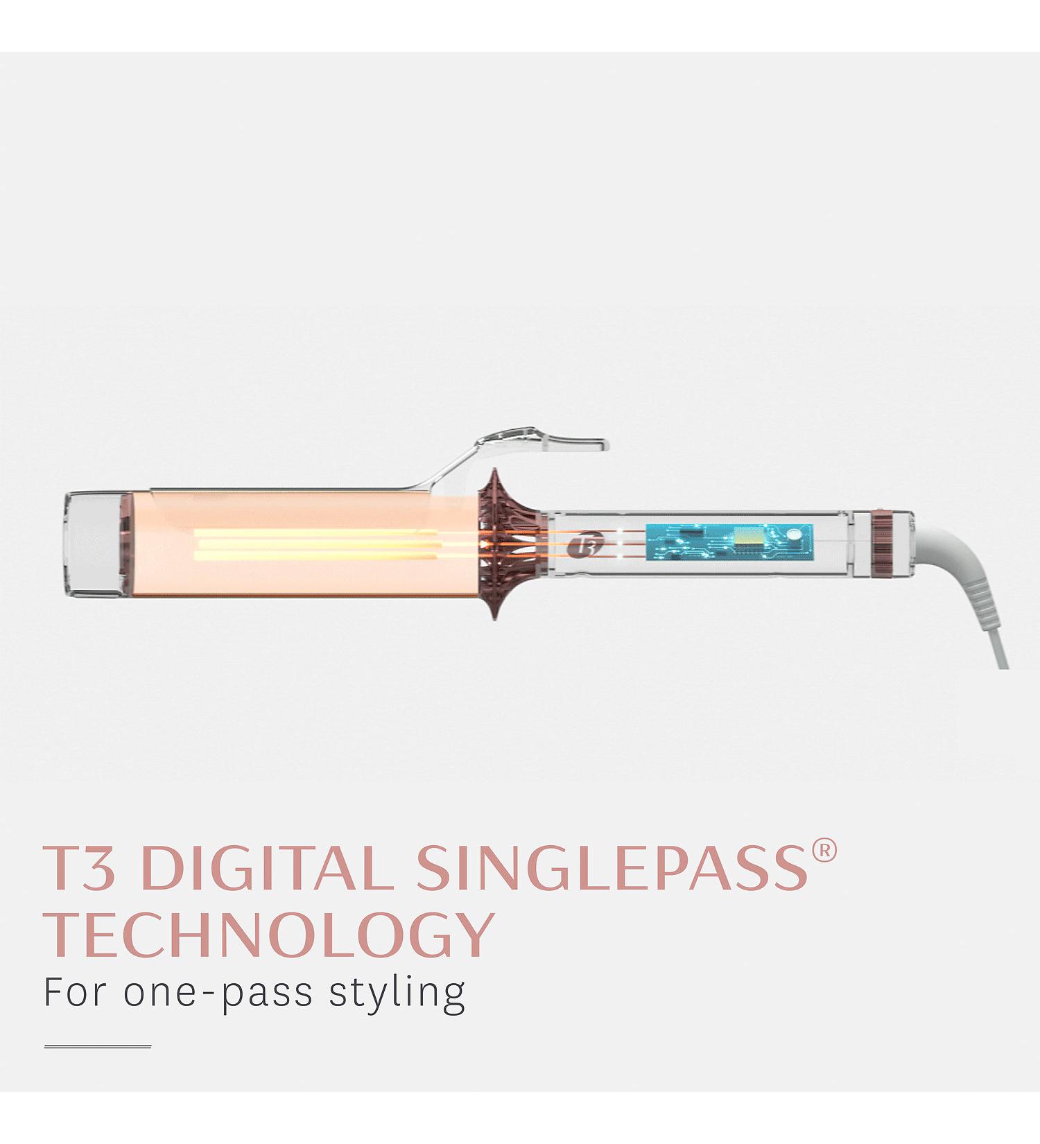 Shop T3 BodyWaver 1.75 Professional Ceramic Styling Iron for Waves and Volume (White & Rose Gold) Online - Best Price & International Shipping - Buy Online on GoSupps.com