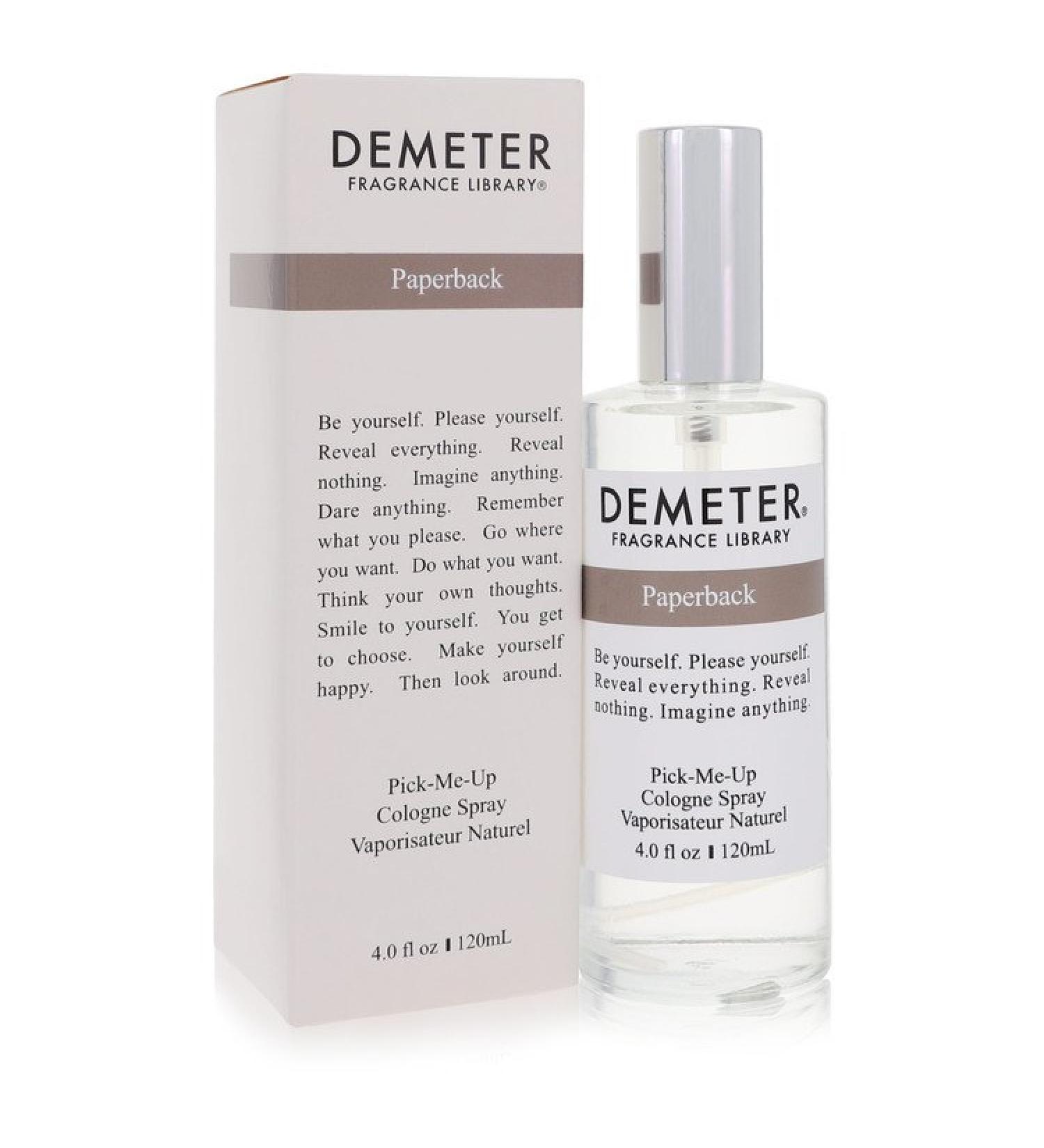 Demeter Paperback by Demeter Cologne Spray 4 oz for Women