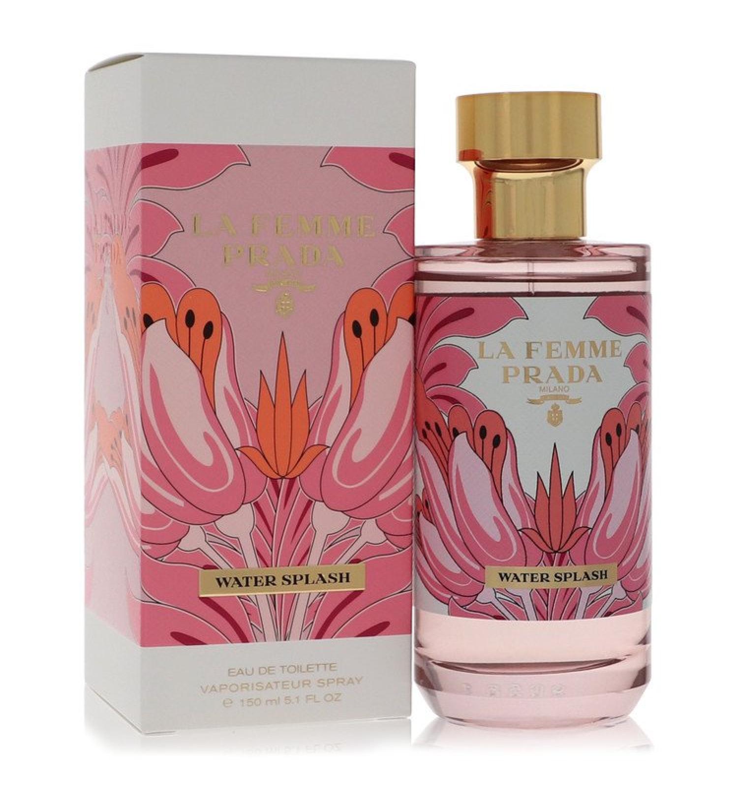 Prada La Femme Water Splash by Prada Eau De Toilette Spray 5.1 oz for Women