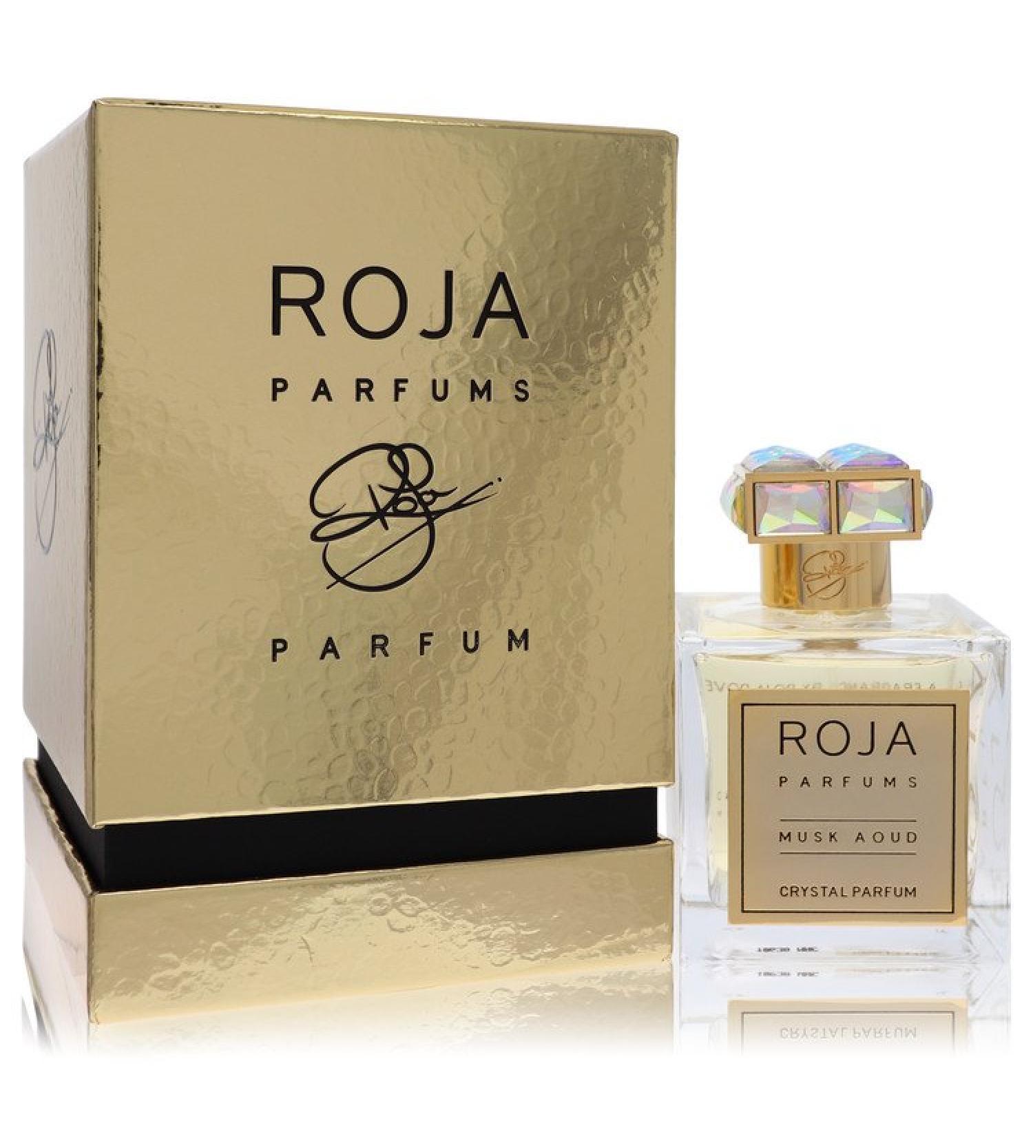Roja Musk Aoud Crystal by Roja Parfums Extrait De Parfum Spray (Unisex) 3.4 oz for Women