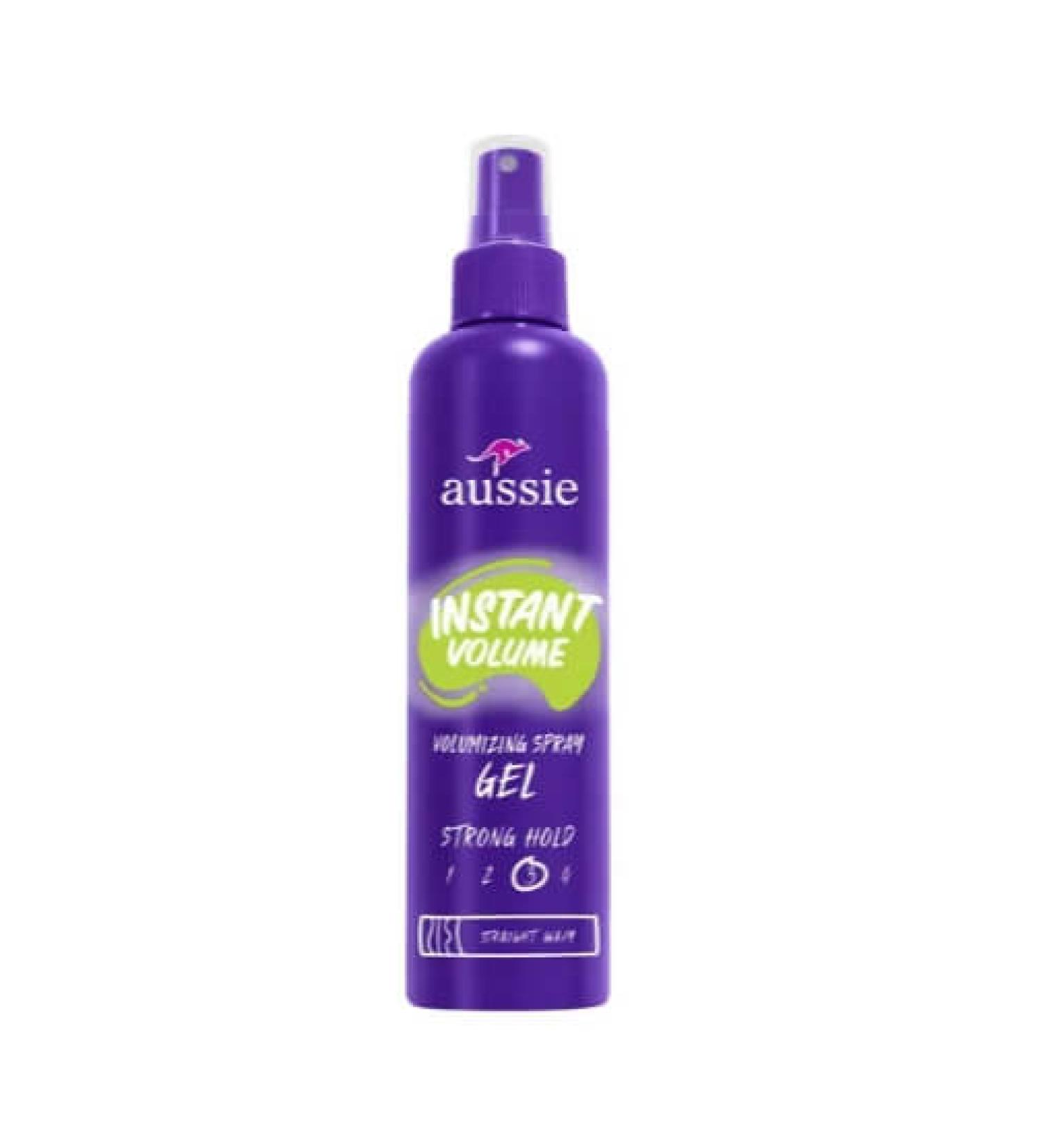 Aussie Instant Volume Volumizing Spray Gel for Wavy Hair and Straight Hair - 5.7Oz.