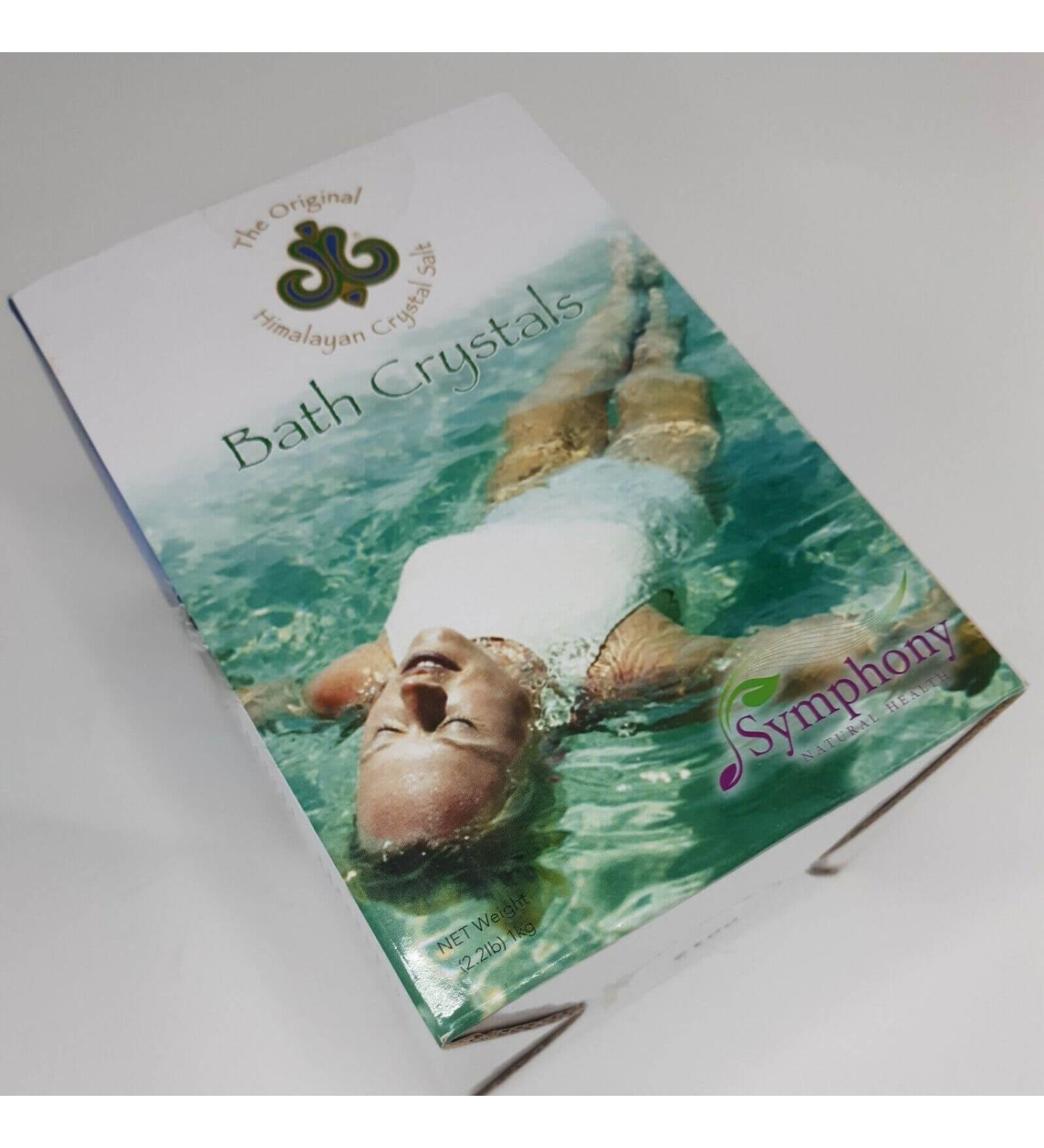 Himalayan Crystal Salt Bath Salts - Hydration, Detox & Relaxation - 2.2lbs (1kg) - Buy Online on GoSupps.com