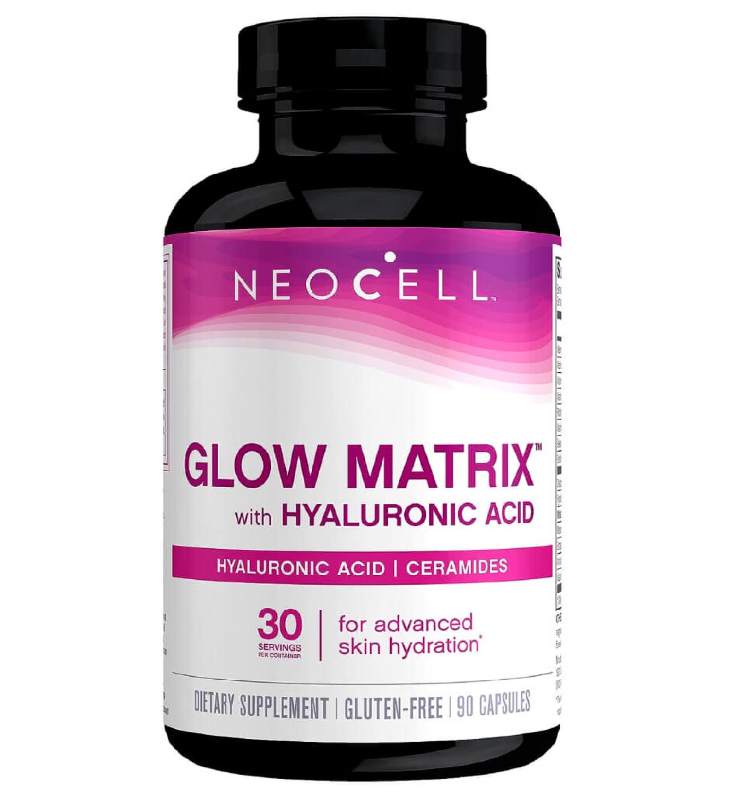 NeoCell Glow Matrix Collagen Capsules - Enhance Skin Hydration & Elasticity, 90 Caps - Buy Online on GoSupps.com