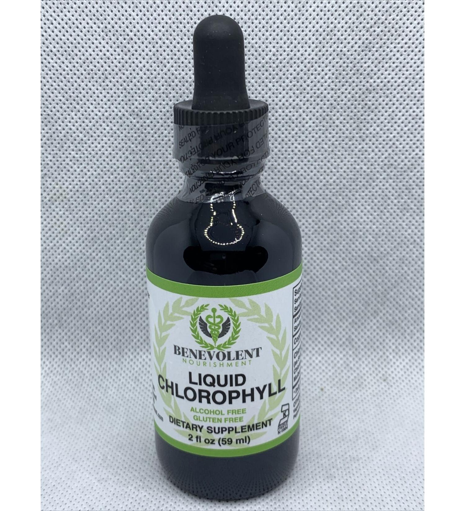 Chlorophyll Liquid Drops  Energy Boost | Immune System Support | Internal Deodorant | Altitude Sickness. Premium Quality  100% Natural, Potent, Minty Taste, 2X Absorption.