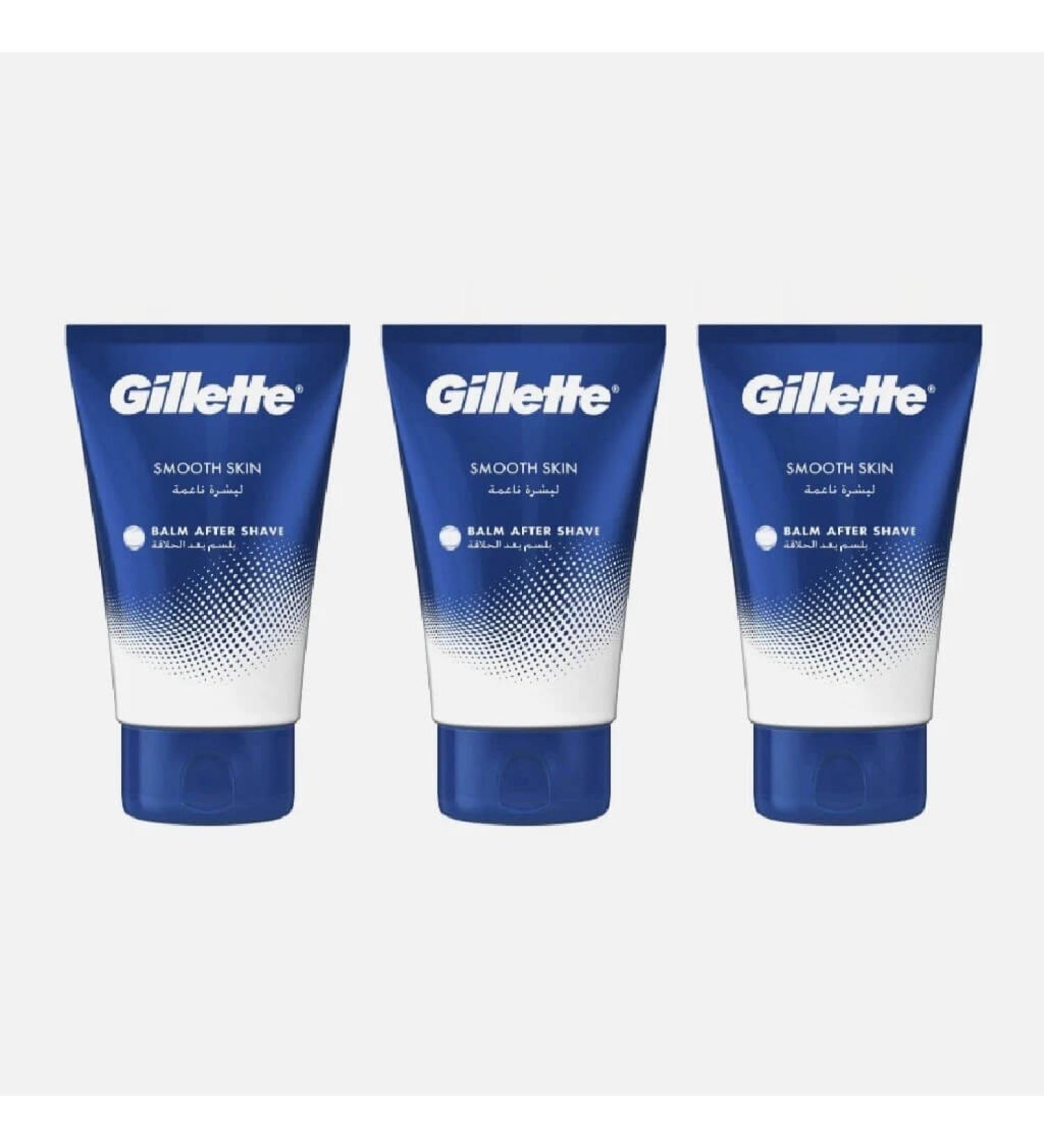 3 x Gillette After Shave Balm 100ml - Comfort Cooling - Buy Online on GoSupps.com