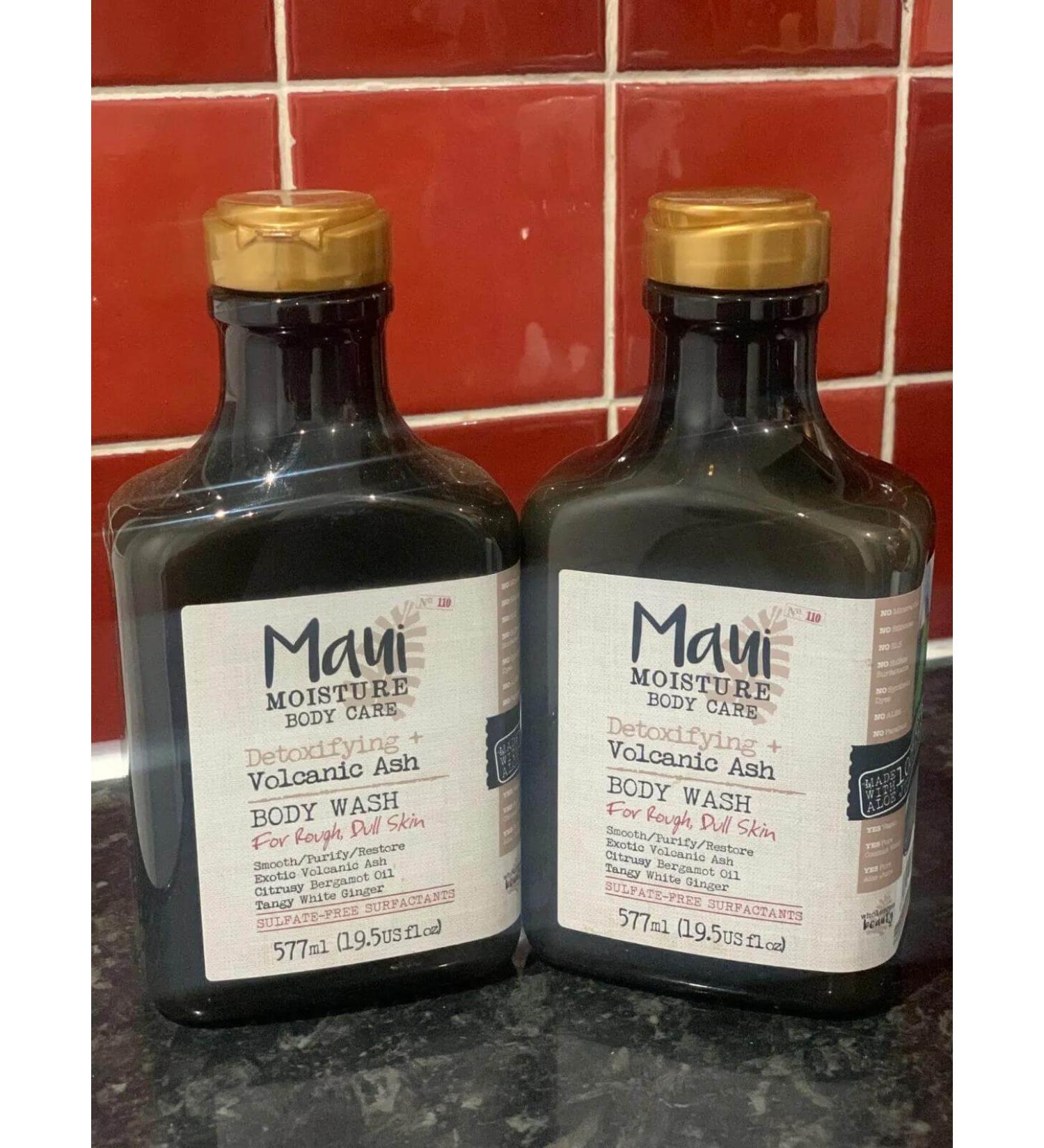 Maui Moisture Body Care Detoxifying & Volcanic Ash Body Wash Pack Of 2 - Buy Online on GoSupps.com