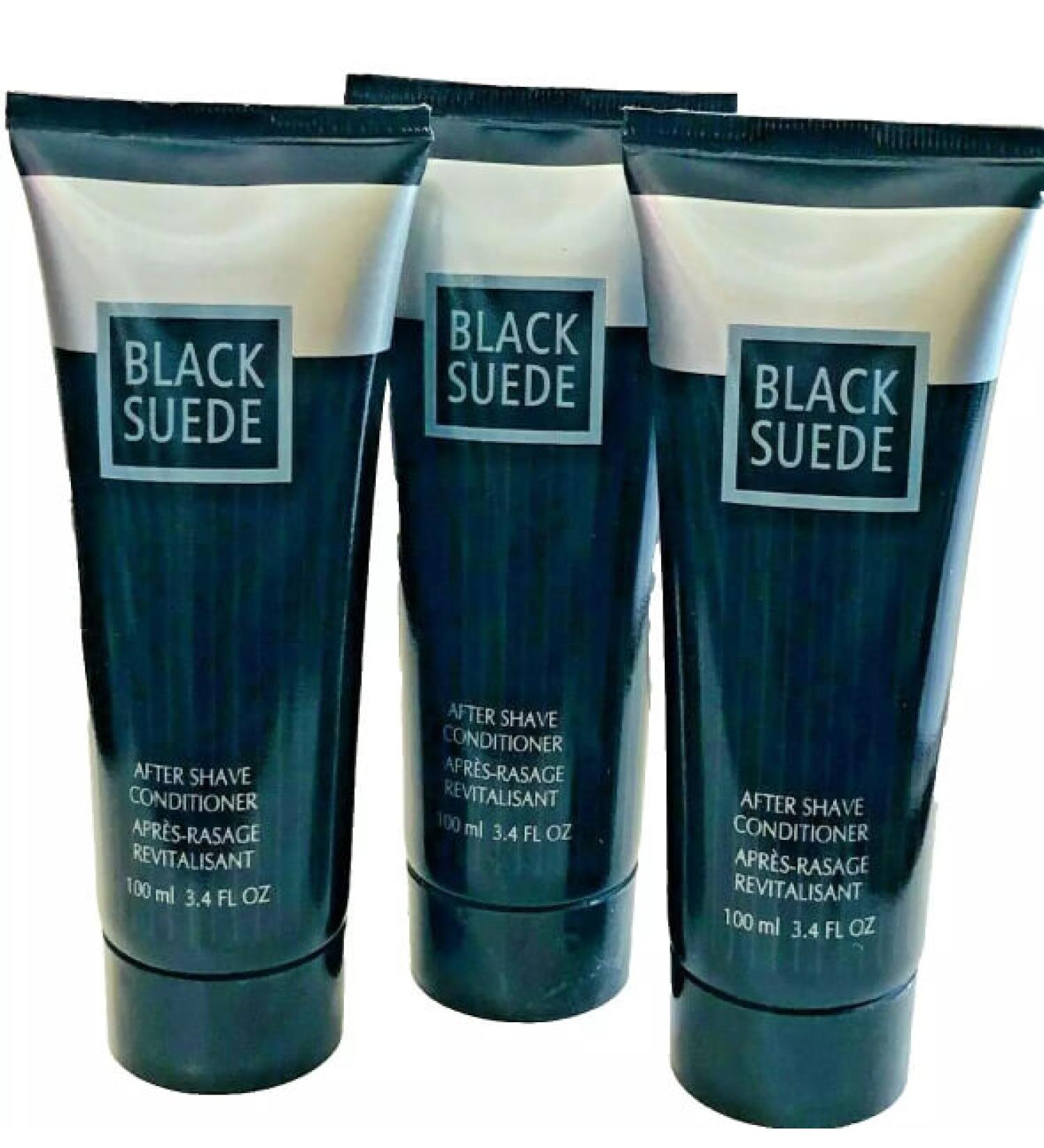 Avon Black Suede After Shave Conditioner (Lot of 3)