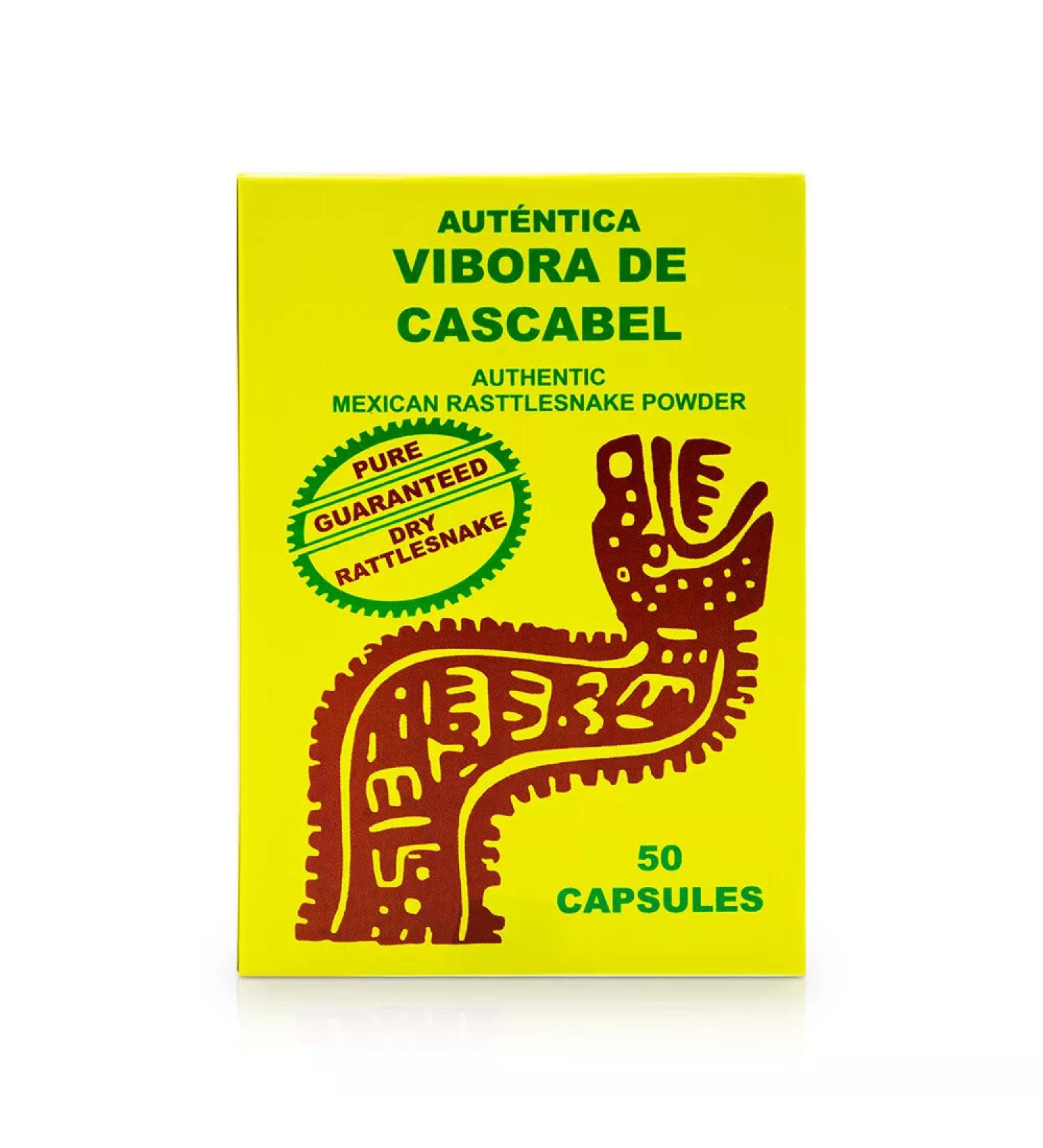 Authentic Mexican Rattlesnake Powder 50 Capsules - Dietary Supplement - Buy Online on GoSupps.com