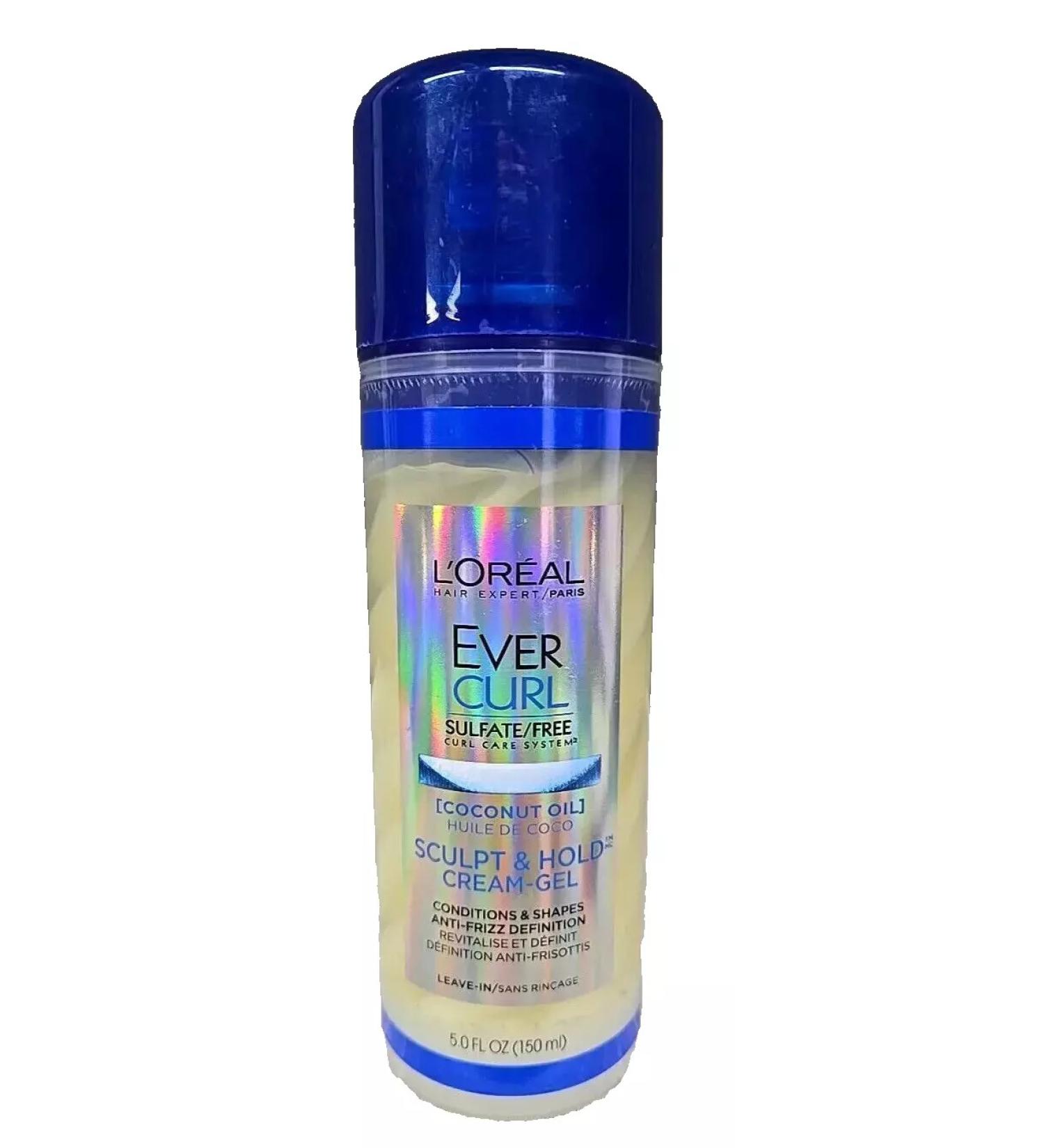 L'Or al Paris EverCurl Sculpt & Hold Cream-Gel 5 fl. oz. | Sulfate-Free - Buy Online on GoSupps.com