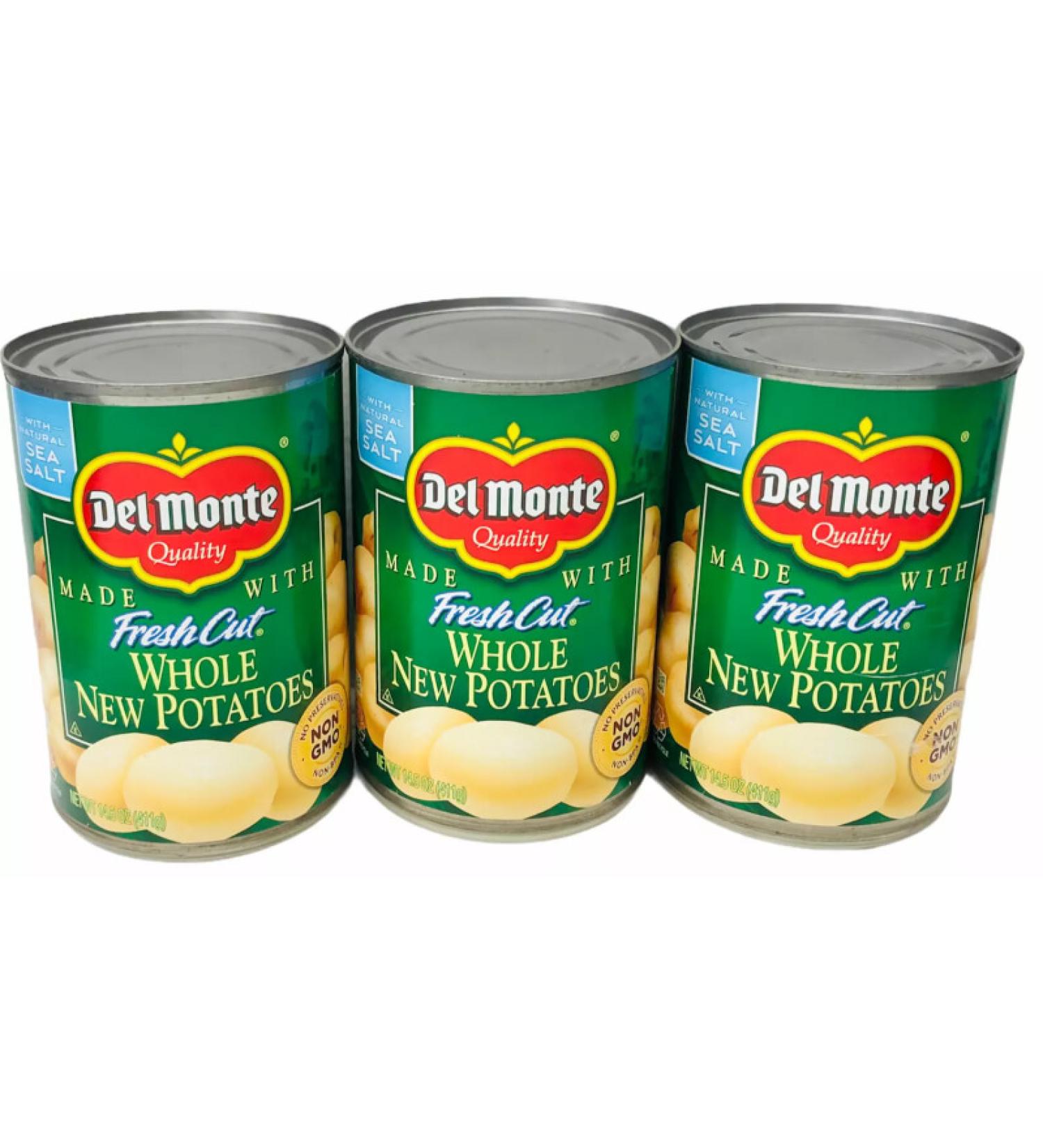Del Monte Fresh Cut Whole New Potatoes - Pack of 3 - 14.5 Oz.