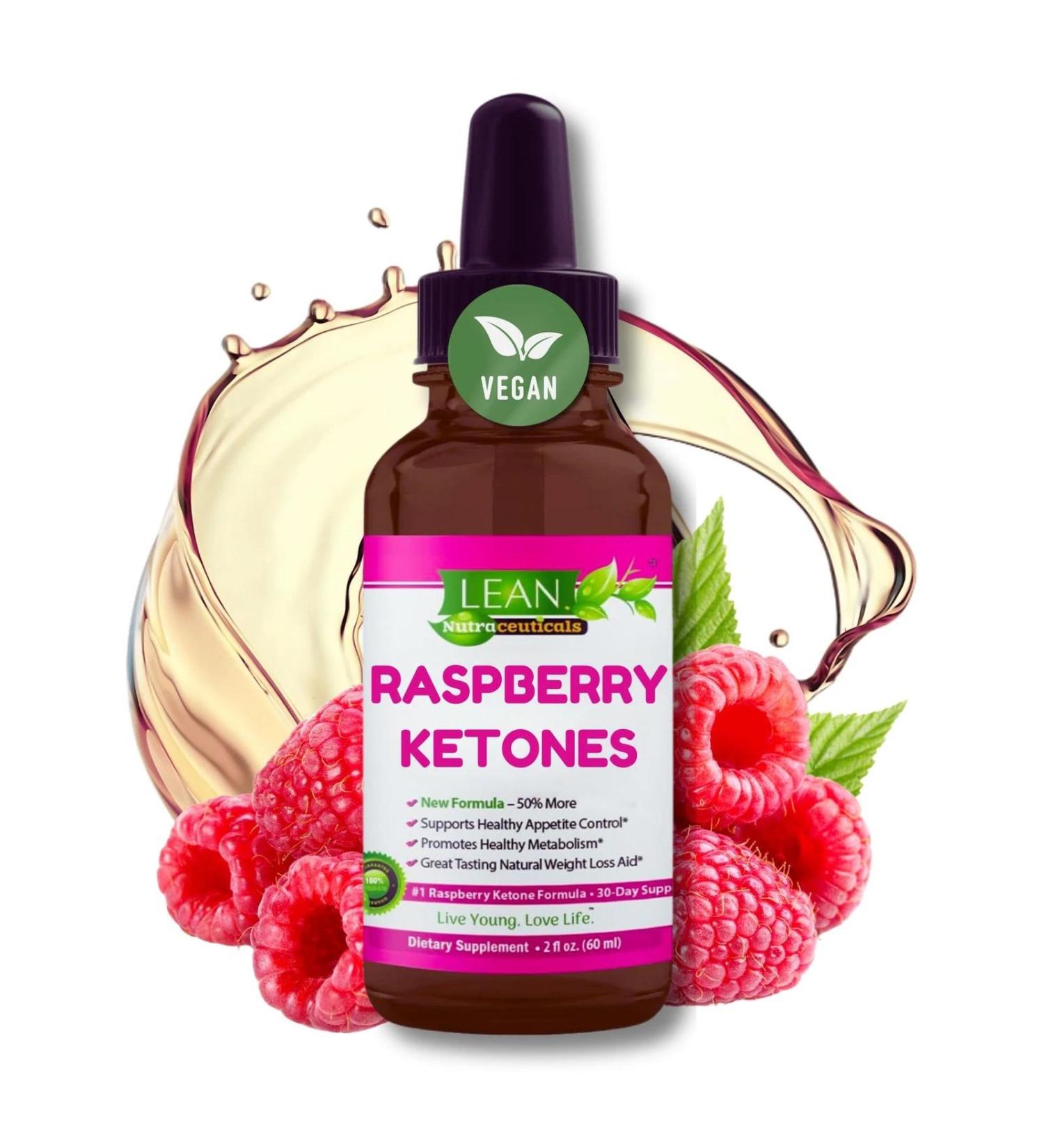 LEAN Nutraceuticals Weight Loss Keto Drops Appetite Suppressant Fat Burner Diet - Raspberry Ketone - 2 Fl Oz - Buy Online on GoSupps.com