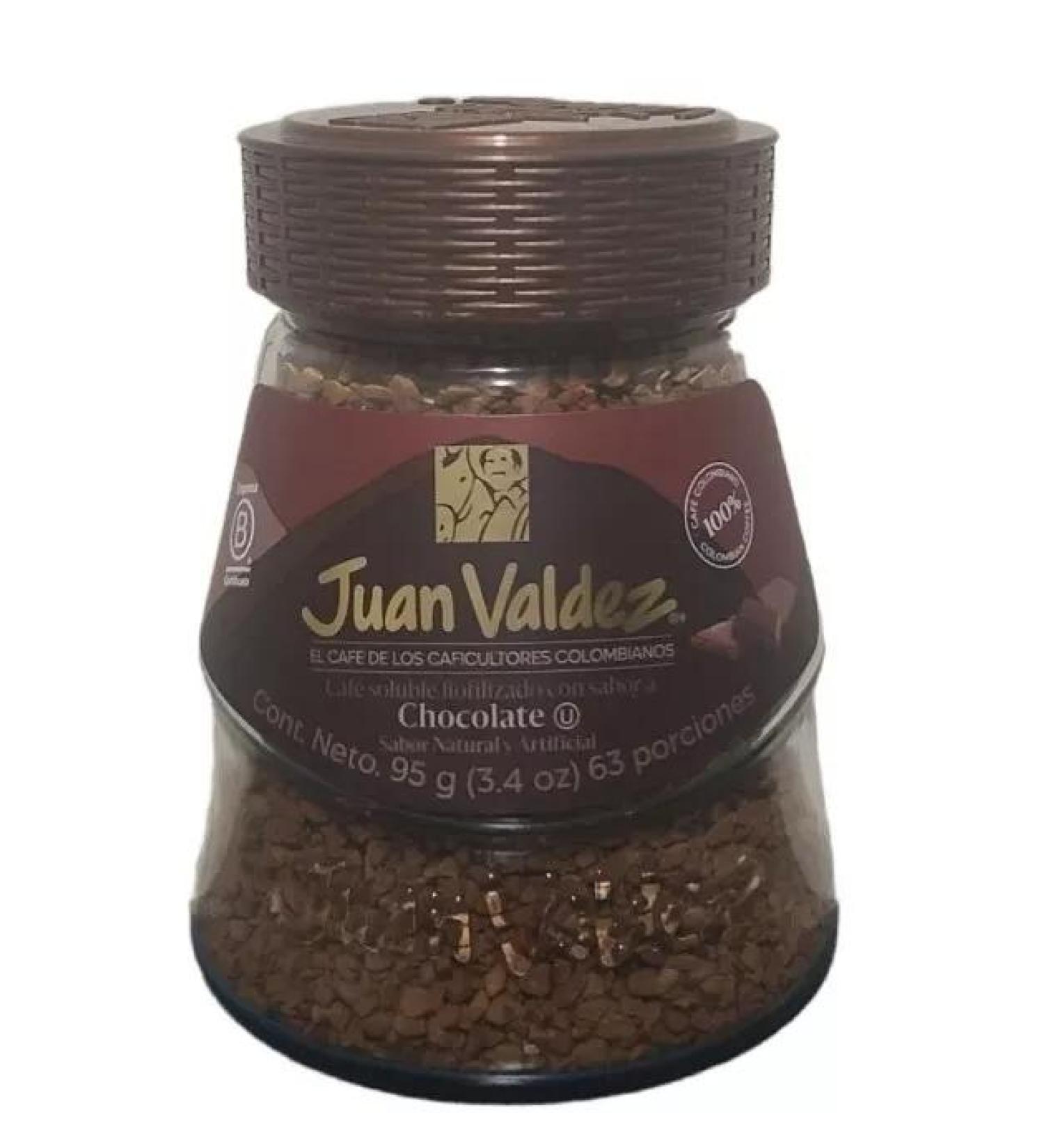 Juan Valdez 100% Freeze Dried Instant Coffee - Chocolate - 3.3 Oz