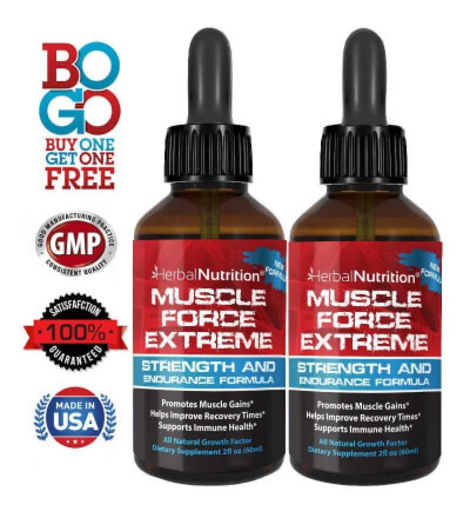 Muscle Force Extreme 2 Bottle Pack 400mg Proprietary Formula Our Strongest Strength and Endurance Spray  Improves Muscle Strength and Recovery Time 2oz Bottles - Buy Online on GoSupps.com