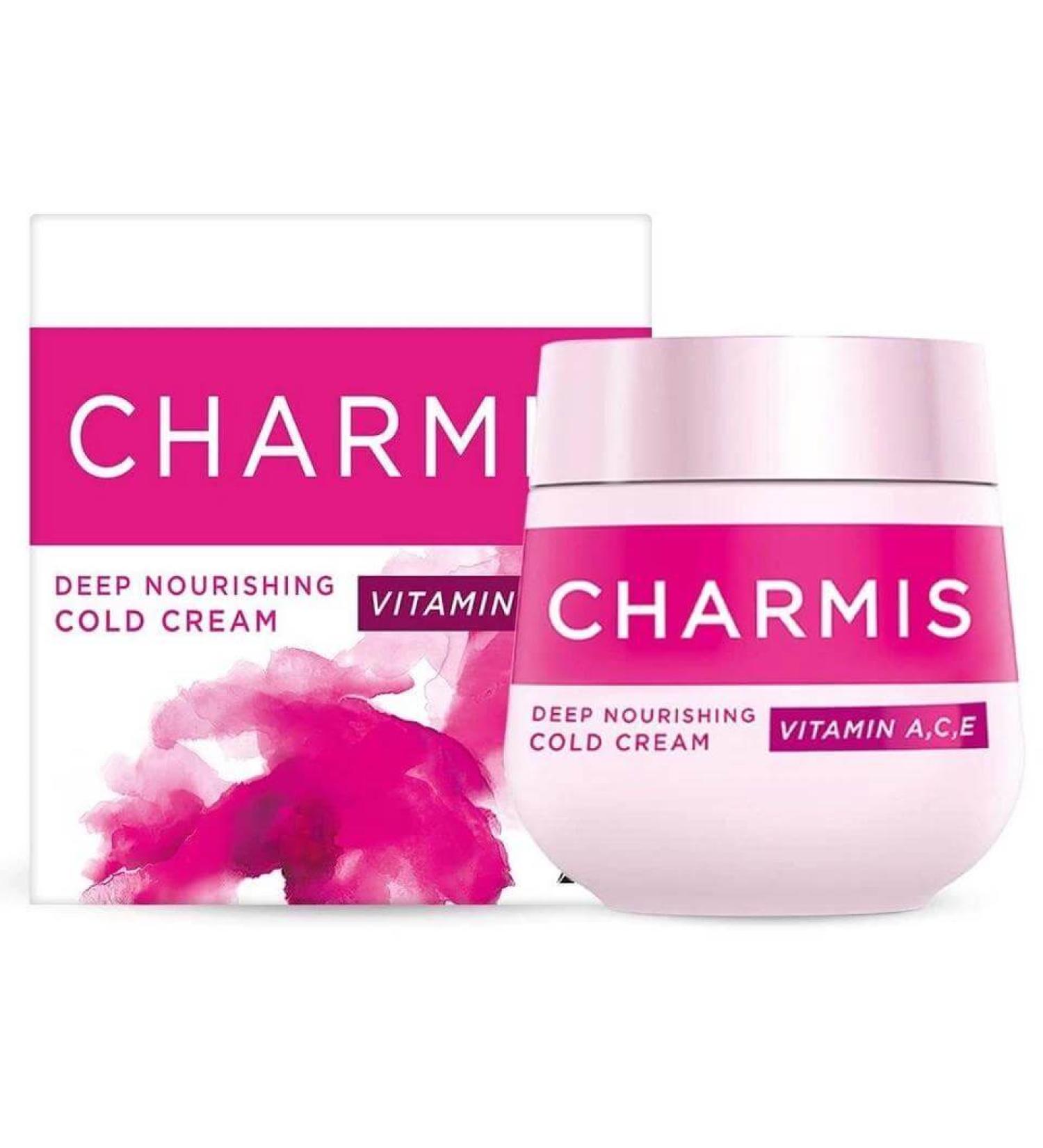 Charmis Vitamin A,C,E Deep Nourishing Cold Cream With Free Shipping - 6.76 Oz - Buy Online on GoSupps.com
