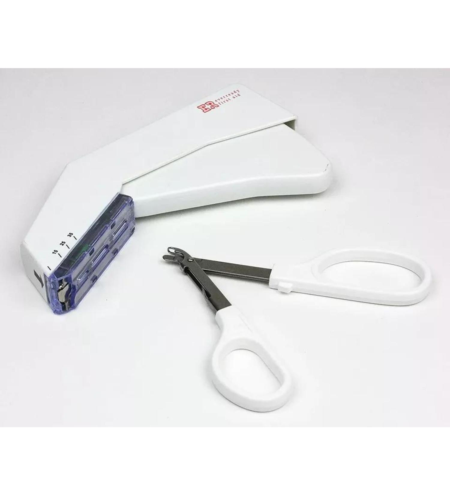 Ever Ready First Aid Sterile Disposable Medical Skin Stapler & Remover KIT - Buy Online on GoSupps.com