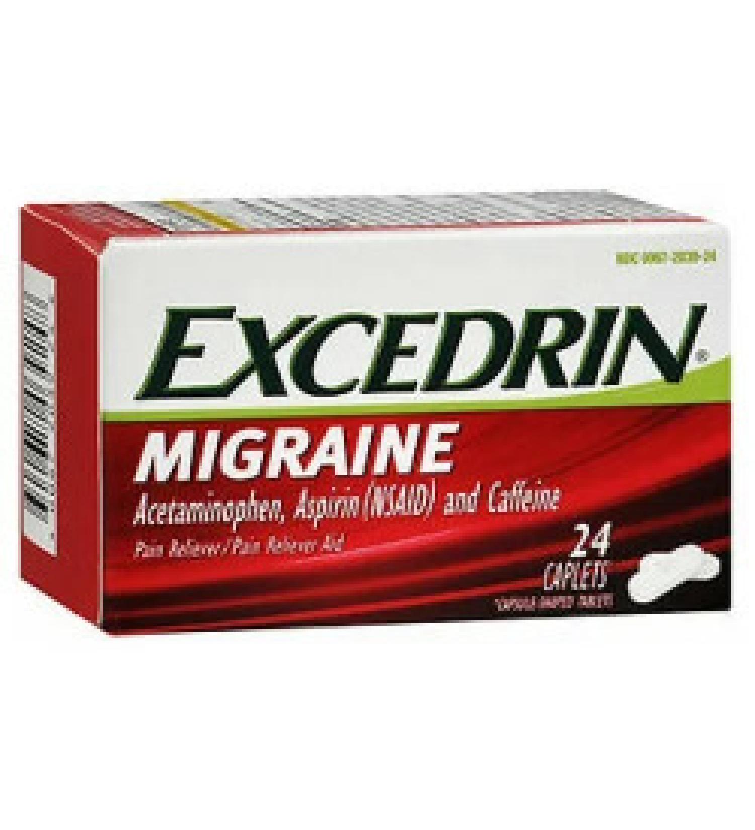 Excedrin Migraine - 24 COATED CAPLETS