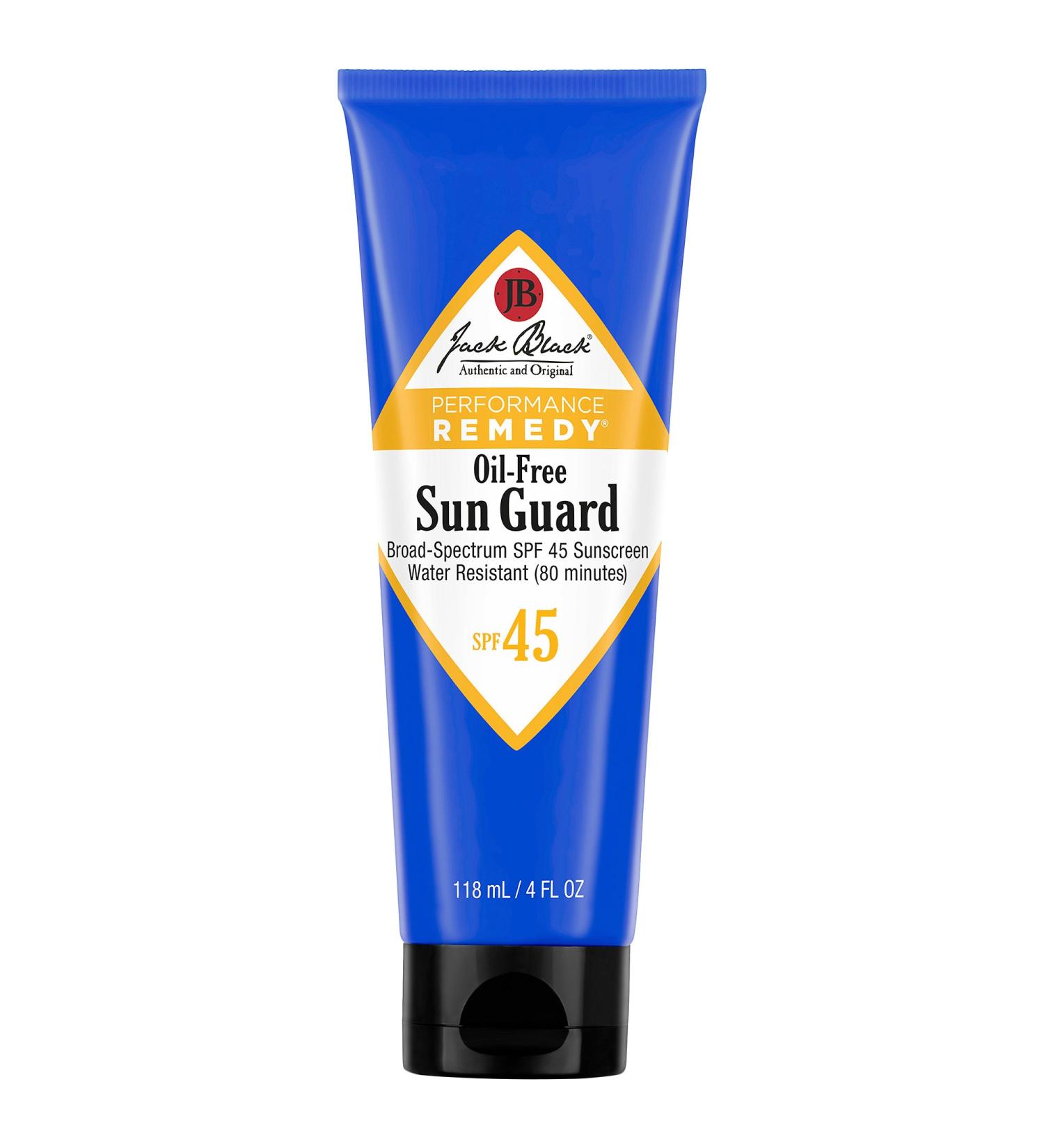 Jack Black Oil-Free Sun Guard Sunscreen Water Resistant SPF 45 - 4 oz