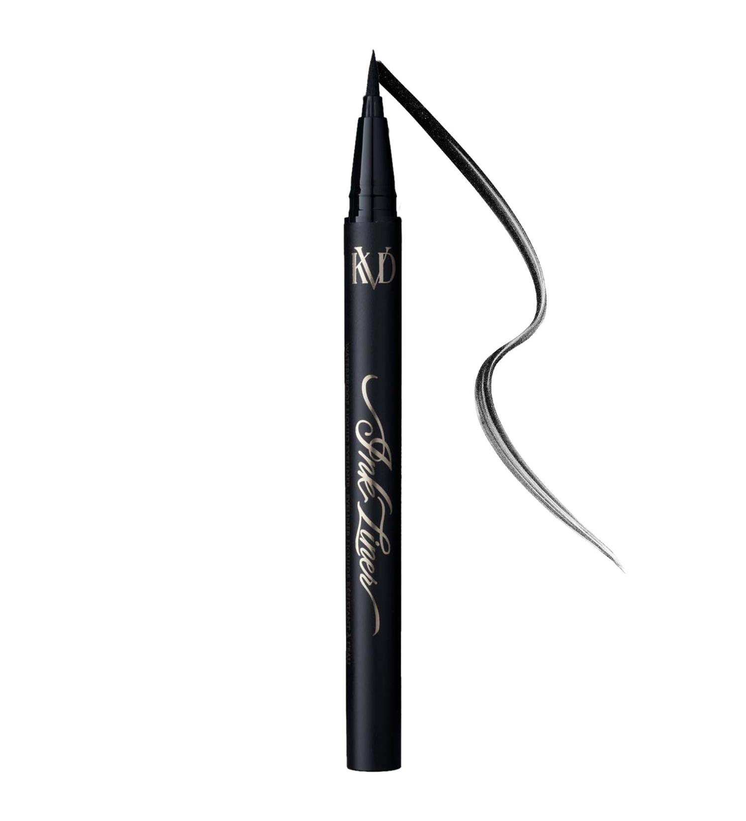 Shop KVD Beauty Ink Liner Waterproof Felt-Tip Liquid Eyeliner - 0.019 oz/ 0.55 mL Trooper - ultra black Online - Best Price & International Shipping - Buy Online on GoSupps.com