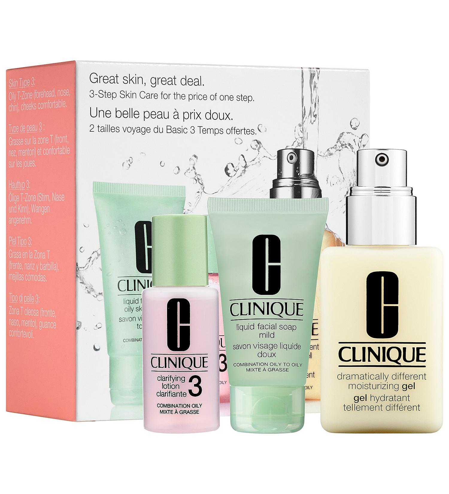 CLINIQUE Great Skin Great Deal Set for Combination Oily Skin