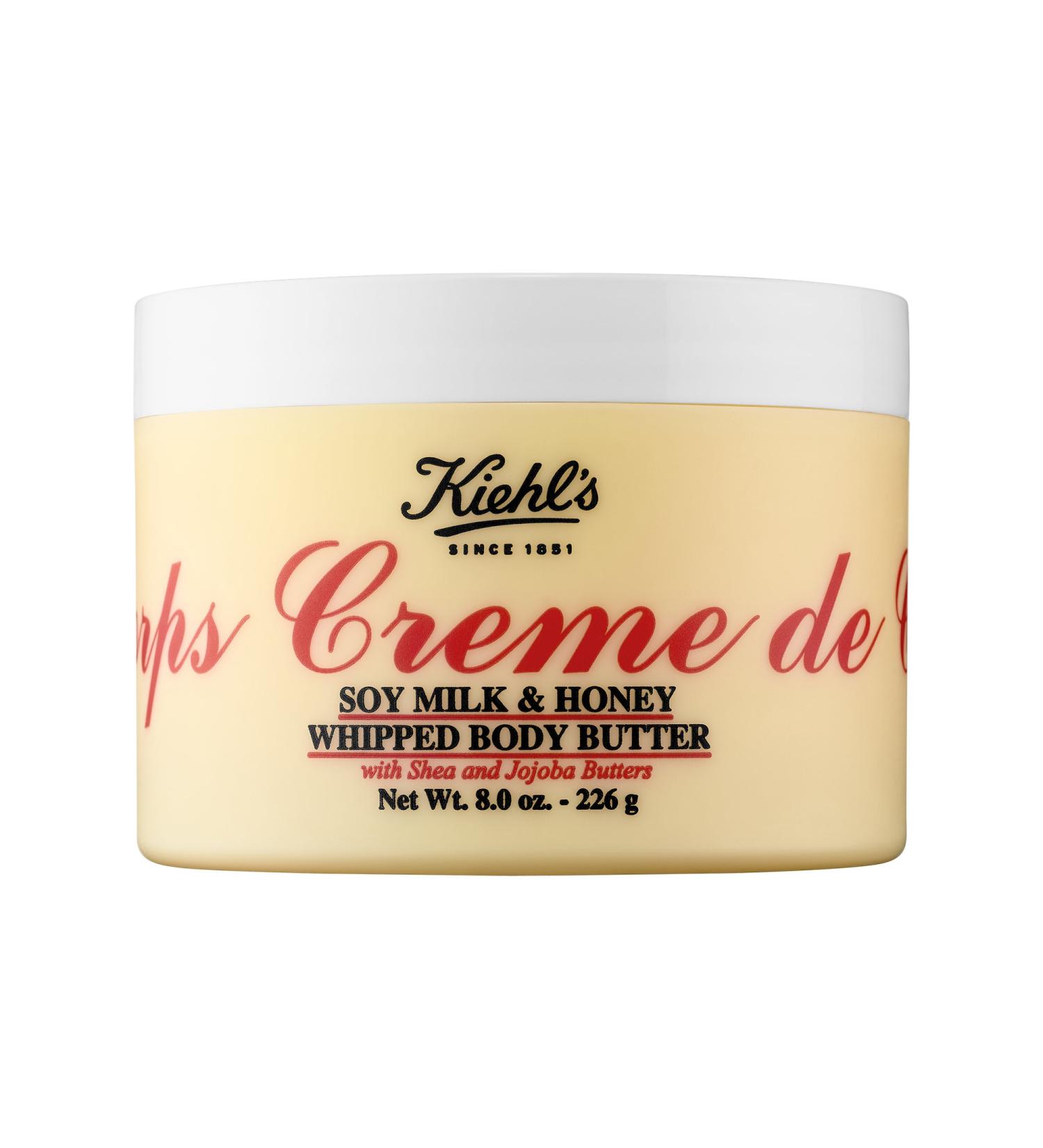 Shop Kiehl's Since 1851 Creme de Corps Soy Milk & Honey Whipped Body Butter - 8 oz/ 226 g Online - Best Price & International Shipping - Buy Online on GoSupps.com