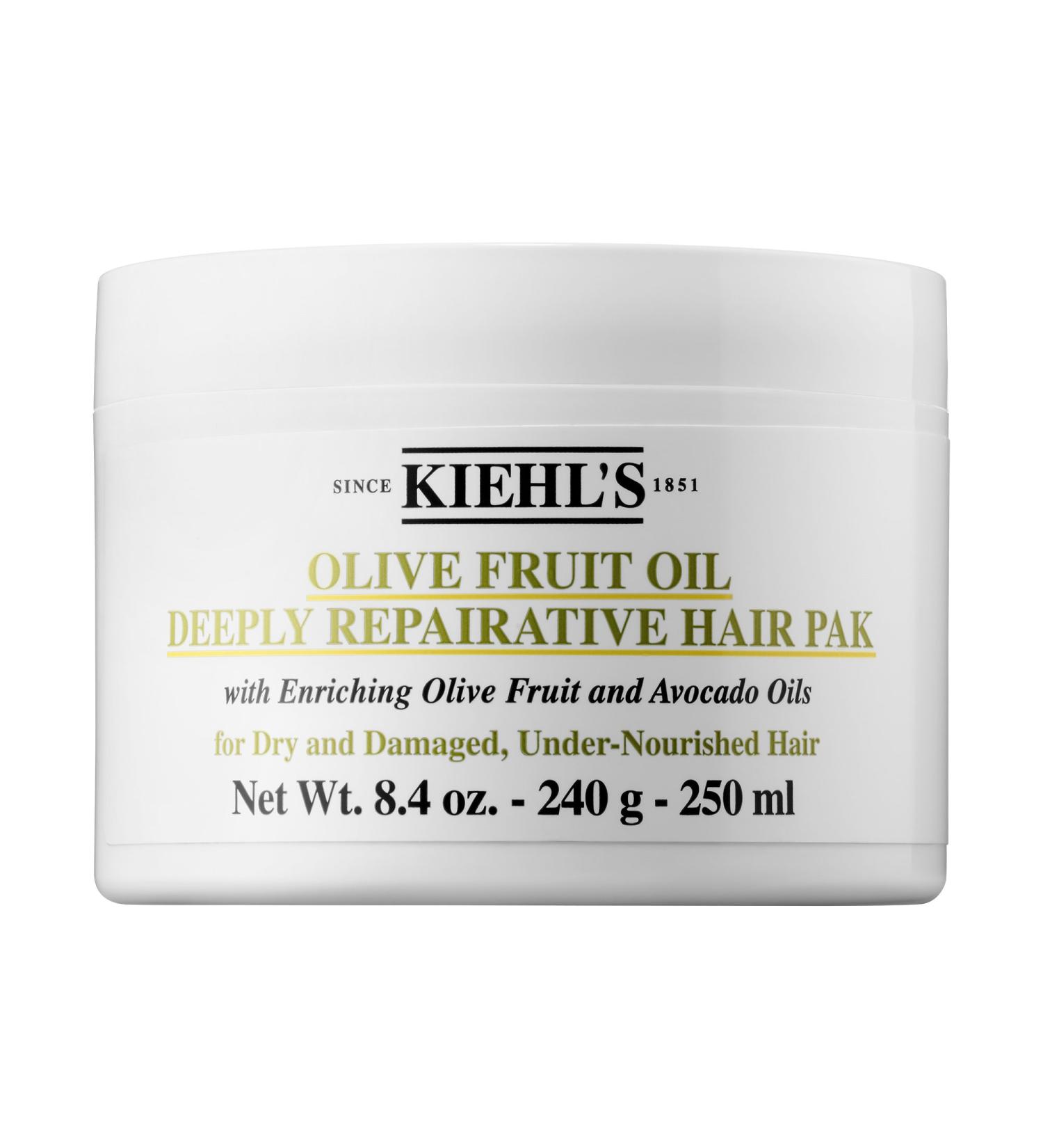 Shop Kiehl's Since 1851 Olive Fruit Oil Deeply Repairative Hair Pak - 8.4 oz/ 250 mL Online - Best Price & International Shipping - Buy Online on GoSupps.com