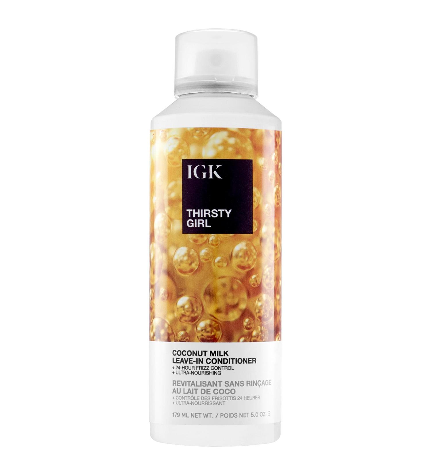 Shop IGK THIRSTY GIRL Coconut Milk Anti-Frizz Leave-in Conditioner - 5 oz/ 179 mL Online - Best Price & International Shipping - Buy Online on GoSupps.com