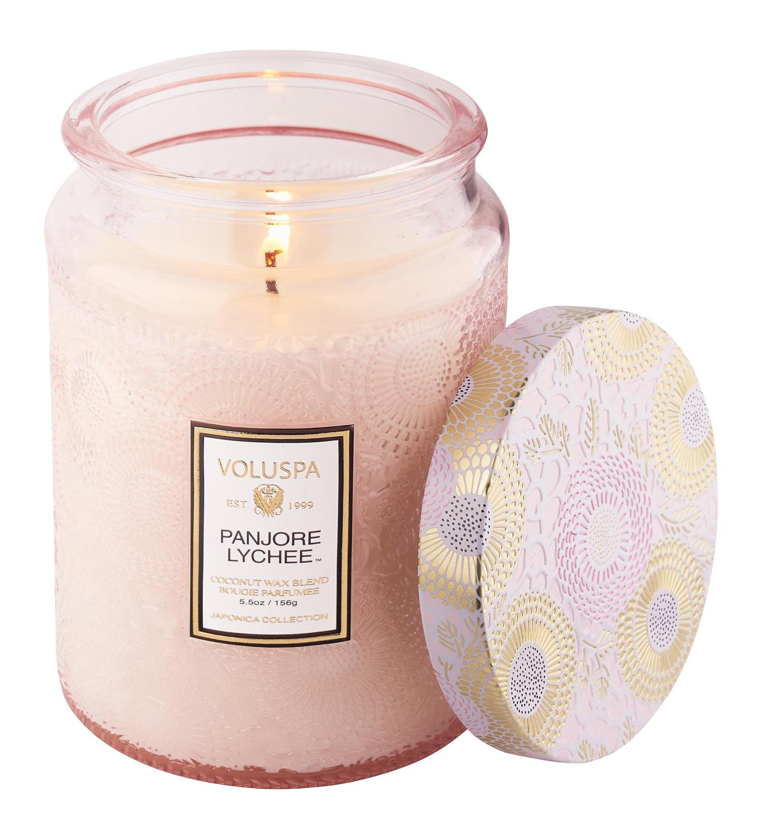 Shop VOLUSPA Panjore Lychee Glass Jar Candle - 18 oz/ 510 g 1-wick Candle Online - Best Price & International Shipping - Buy Online on GoSupps.com