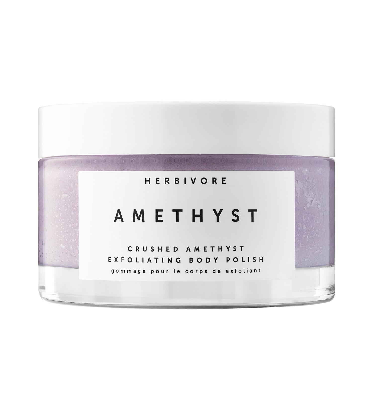 Shop Herbivore Amethyst Body Scrub with Epsom Salt - 6.6 oz/ 200 mL Online - Best Price & International Shipping - Buy Online on GoSupps.com