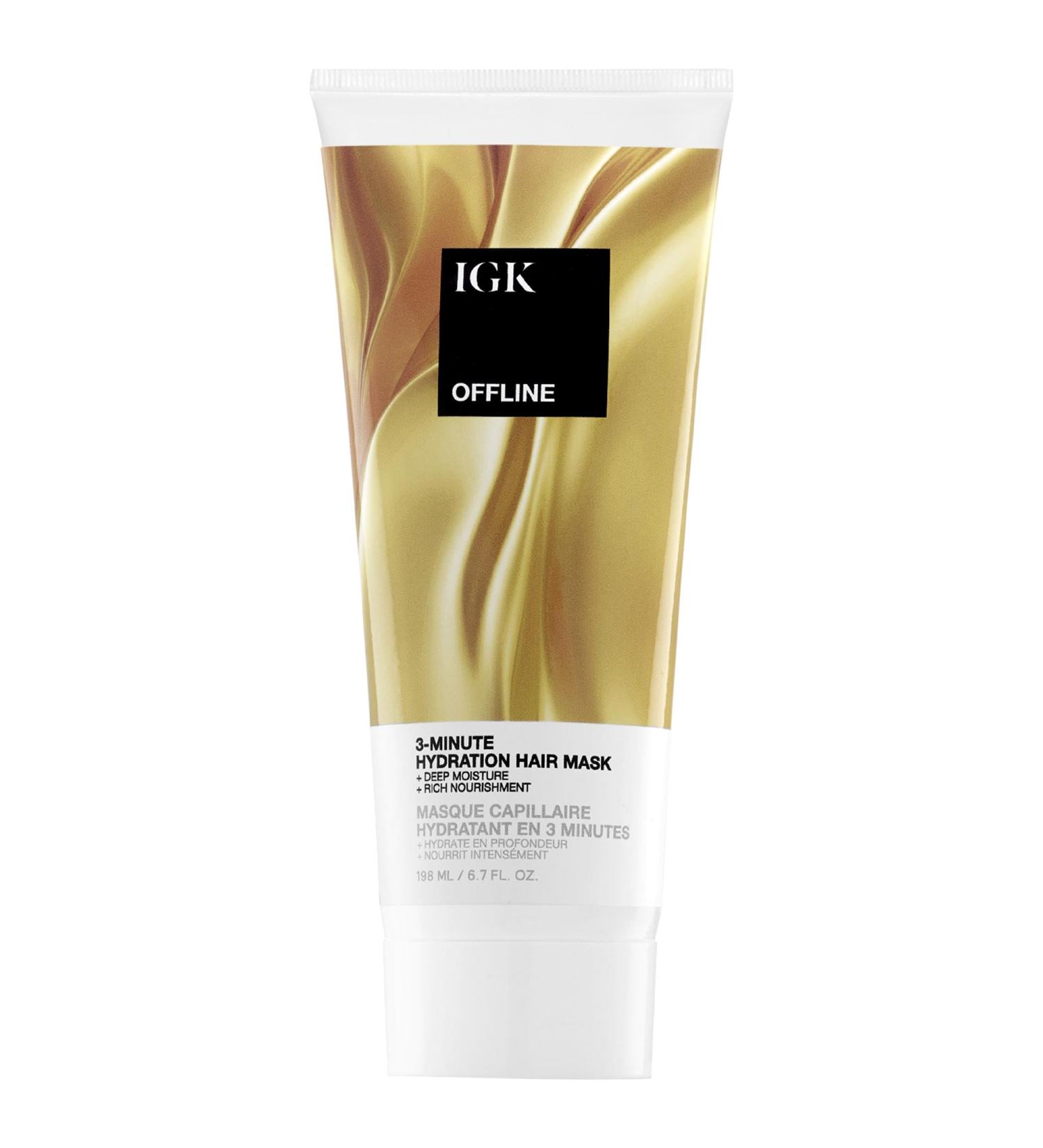 Shop IGK Offline 3-Minute Hydration Hair Mask - 6.7 oz/ 198 mL Online - Best Price & International Shipping - Buy Online on GoSupps.com